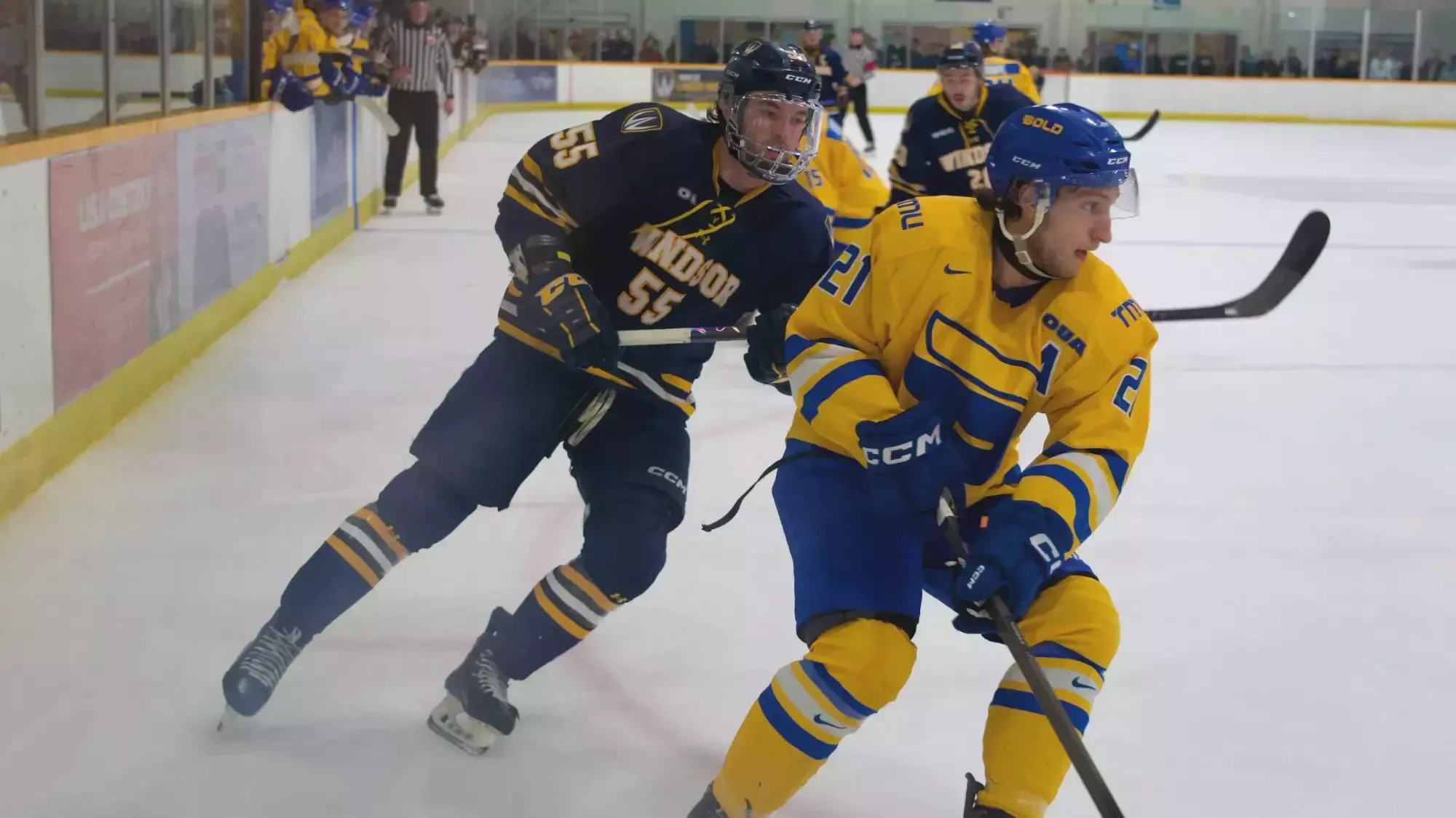 Will Portokalis in Game 2 of OUA West Semifinals