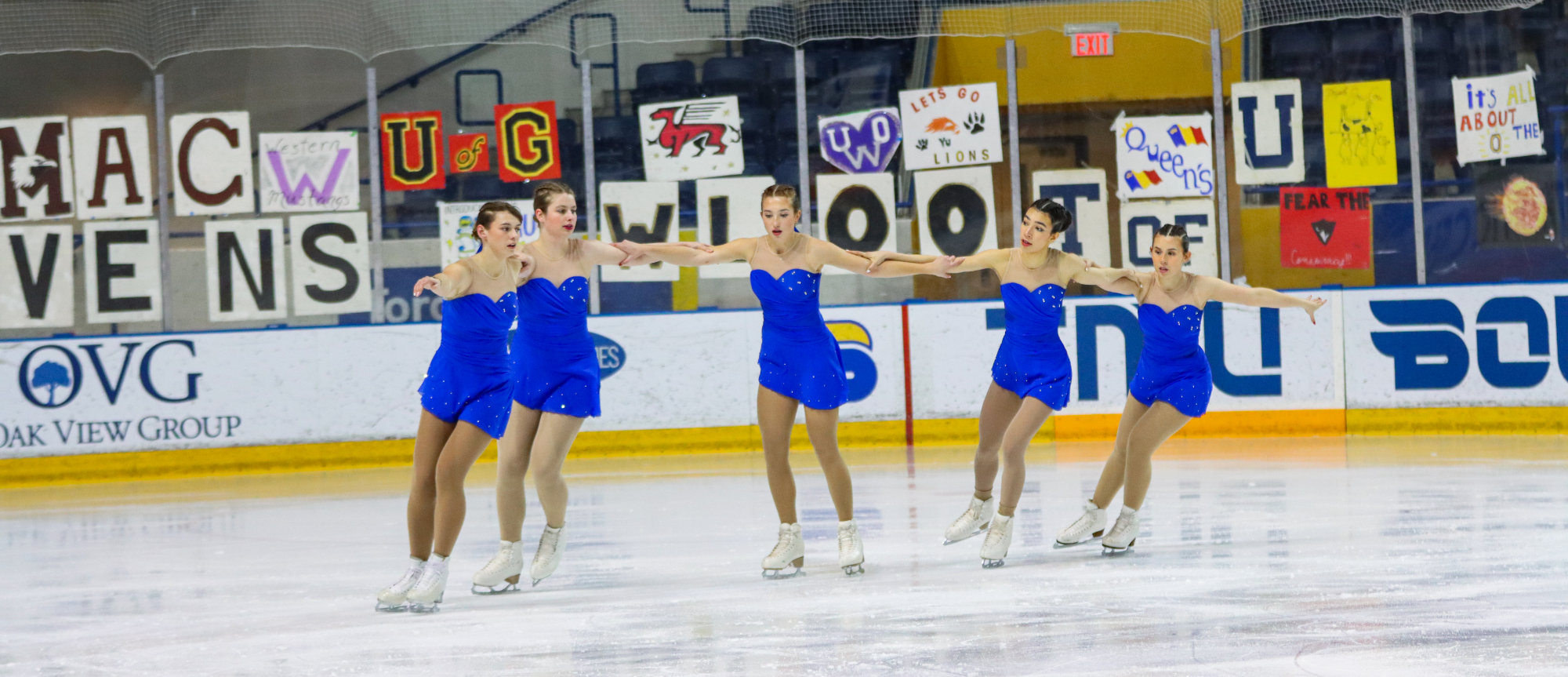 Bold Figure skaters at the 2025 OUA Championship