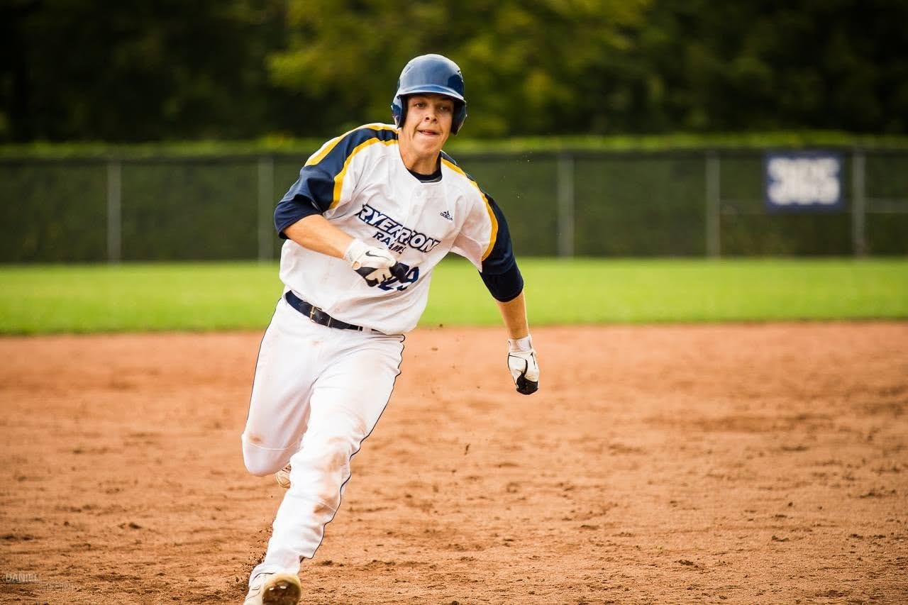 TMU BaseballTMU Baseball Alumna Brendan Grimes rounding the bases. Alumna Brendan Grimes rounding the bases.