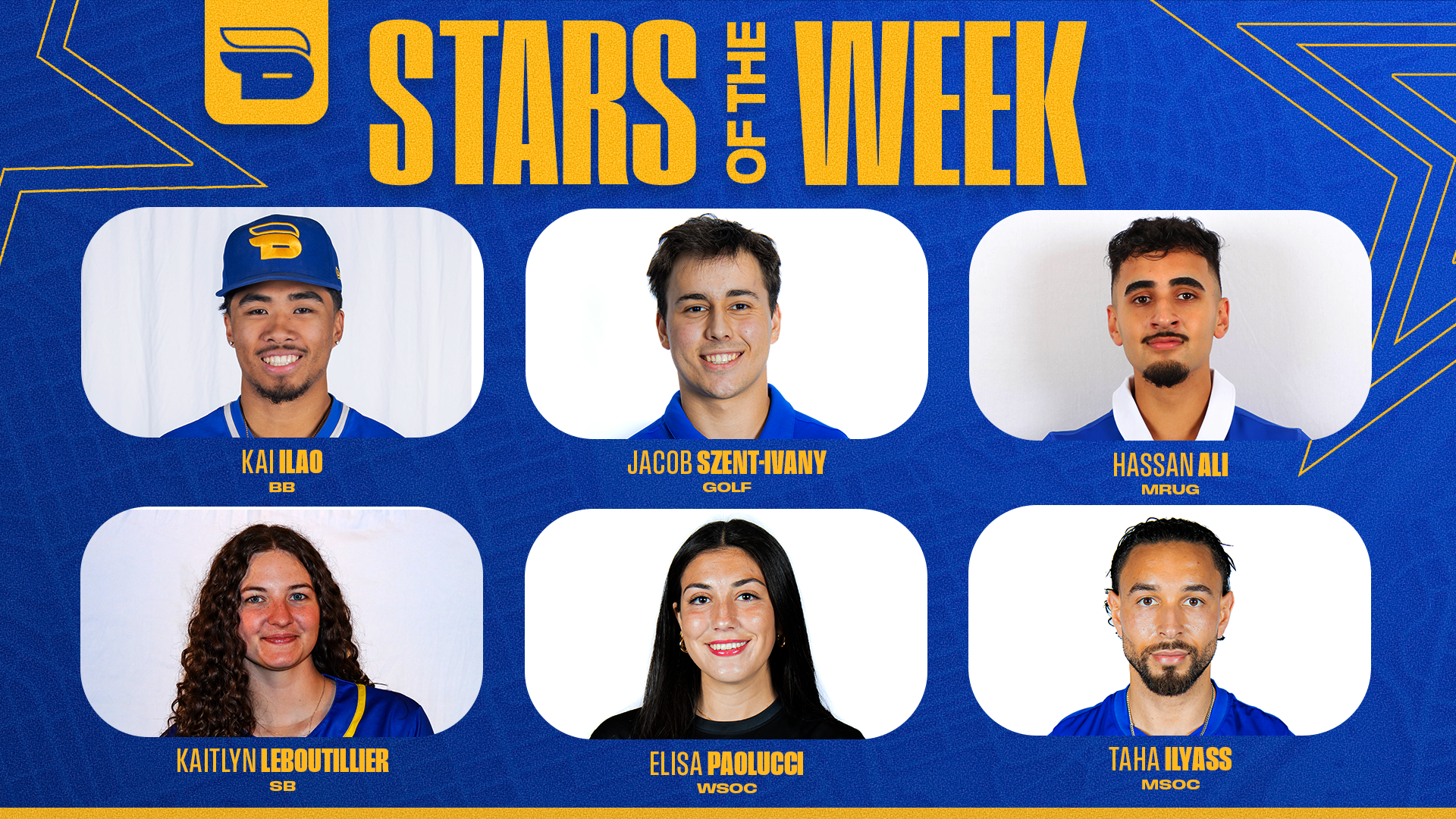 Stars of the Week graphic