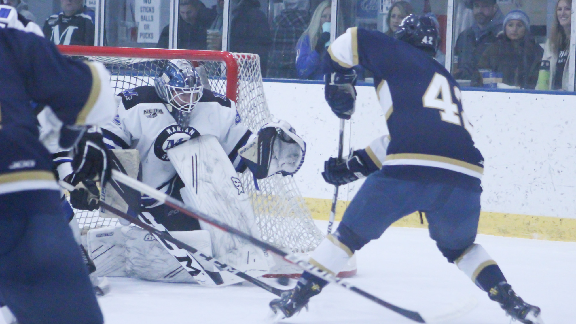 Marian NCAA men's hockey vs. Trine (Dec. 2, 2022)