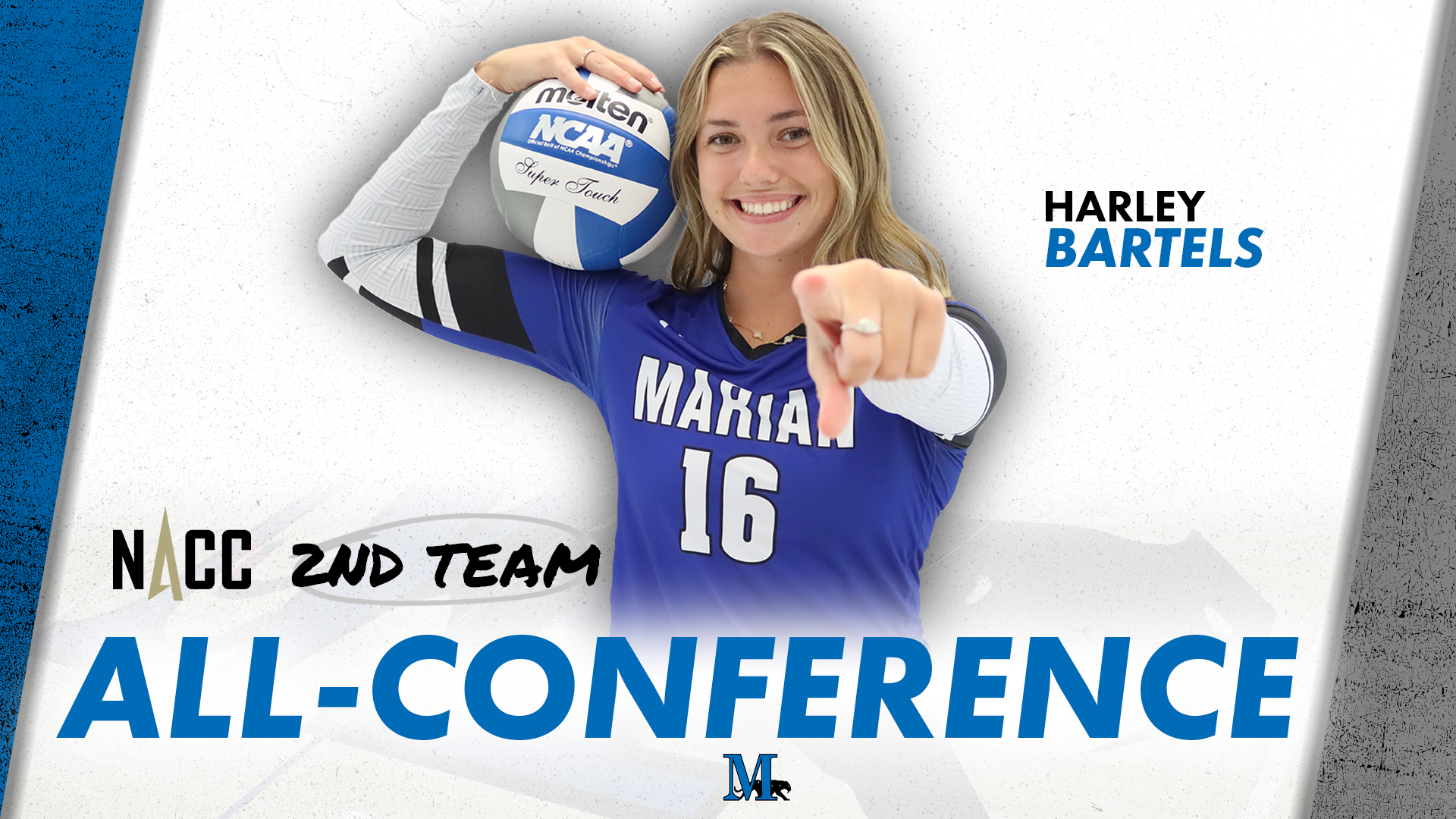 Harley Bartels All-Conference graphic