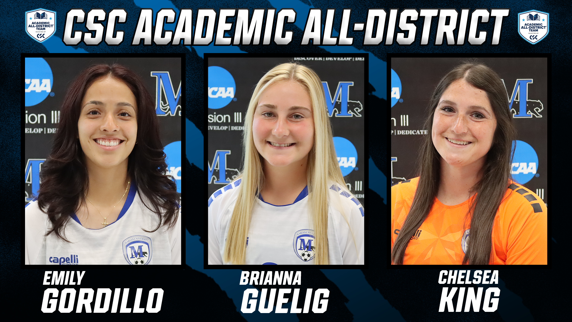 2025 WSOC CSC Academic All-District