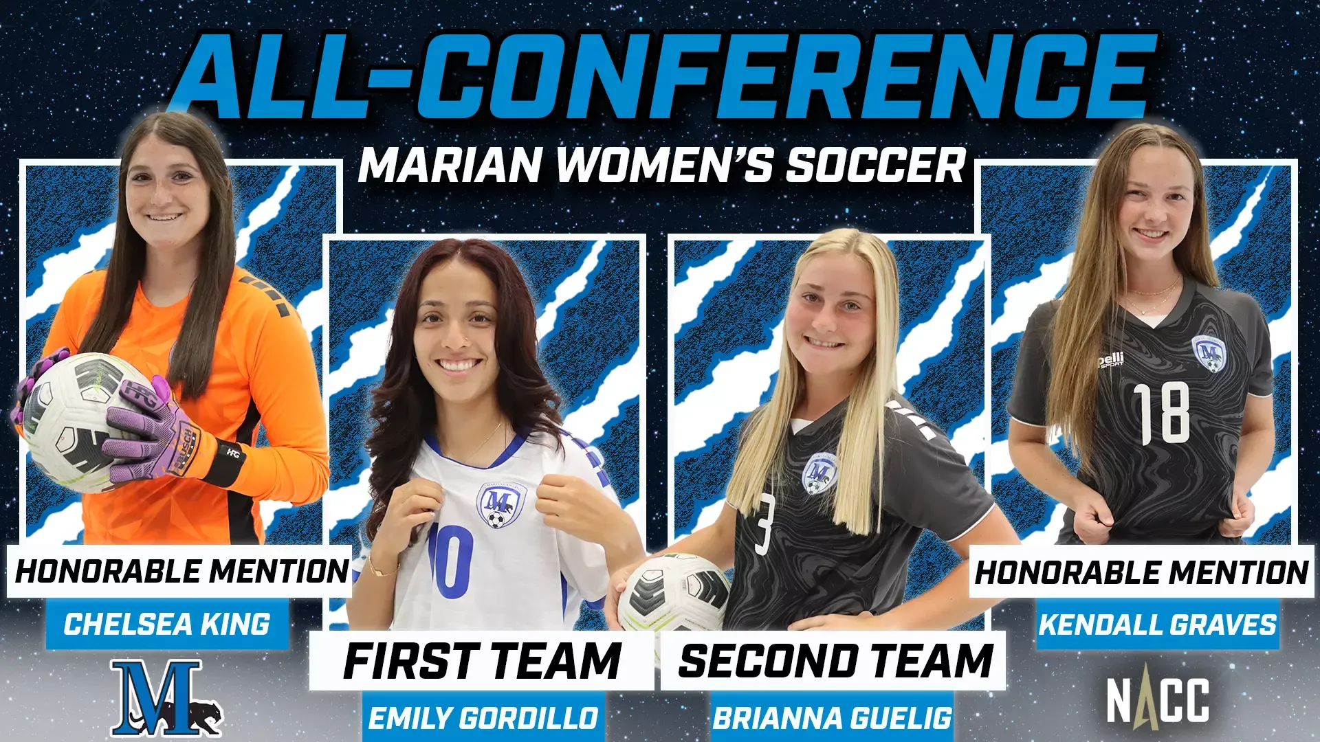 Women's Soccer All Conference Selections 2025