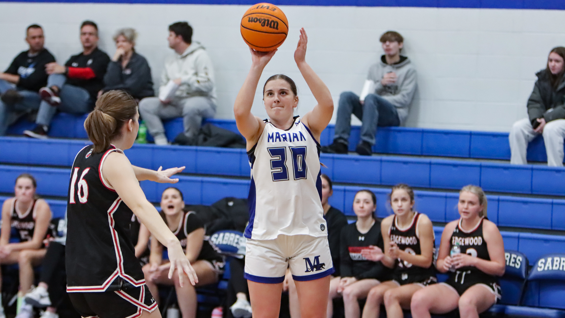 Marian women's basketball vs. Edgewood (Dec. 6, 2025)