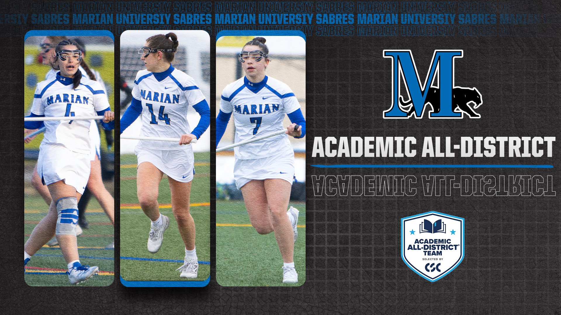 2025 Marian Women's Lacrosse CSC AAD 