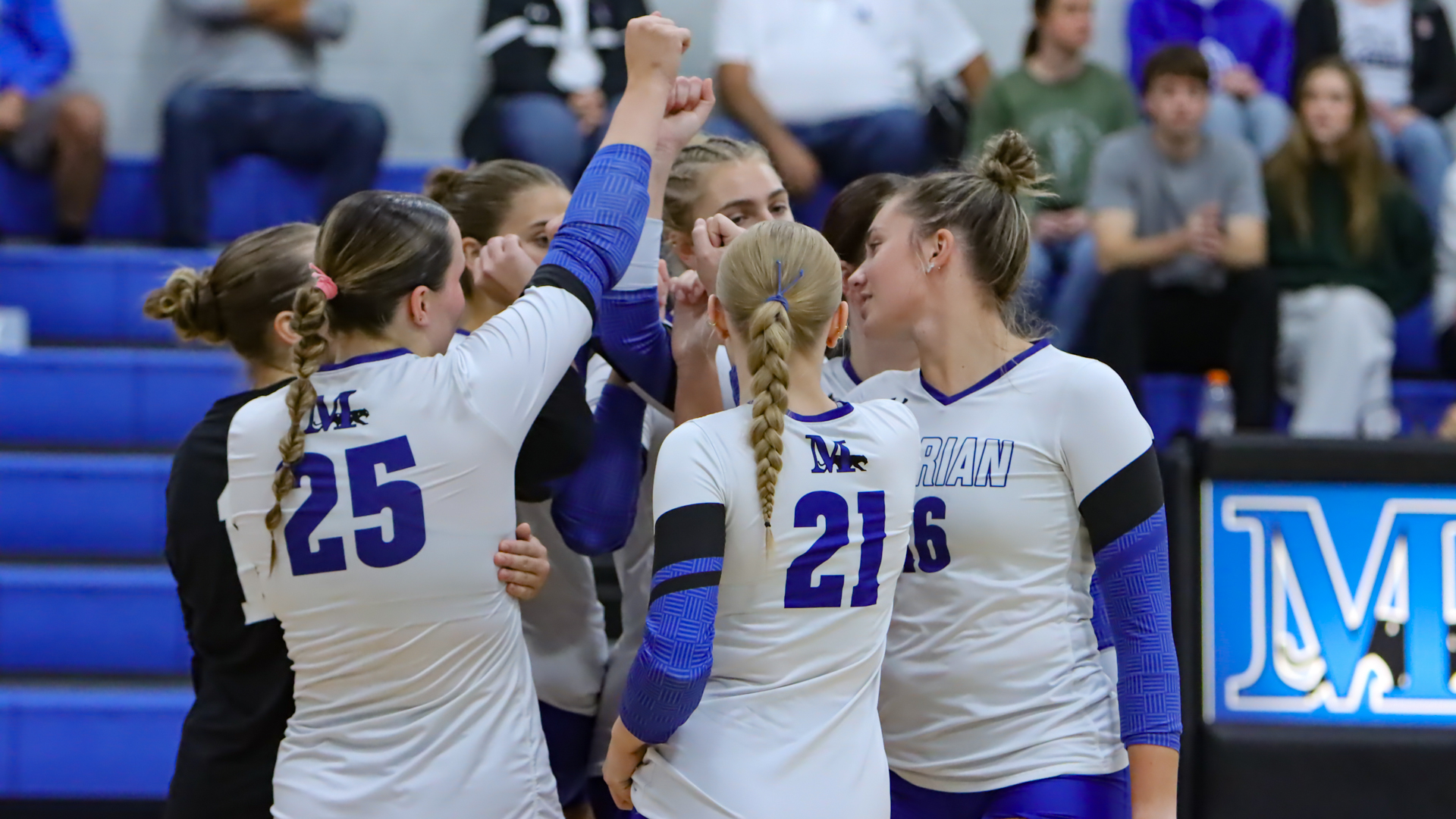 Marian women's volleyball vs. St. Norbert (Sept. 23, 2025)