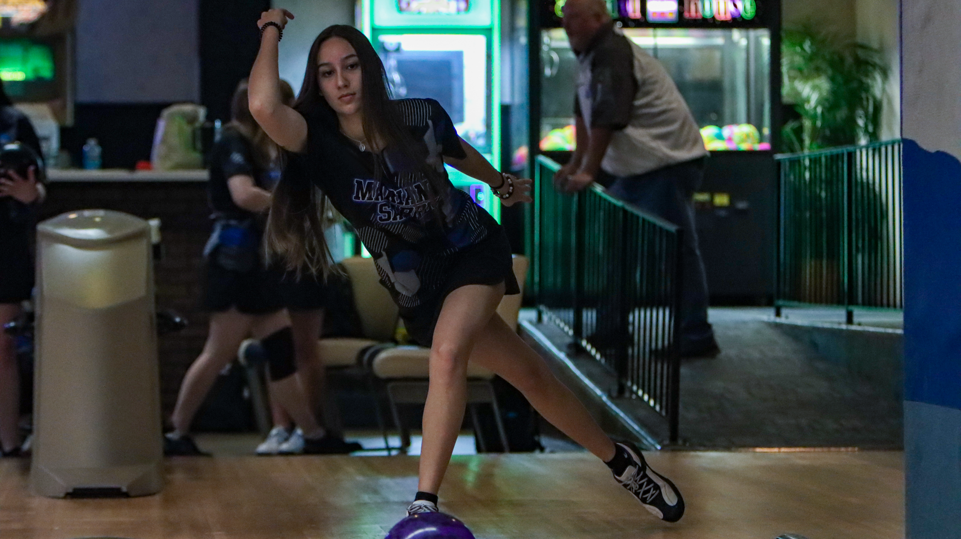 Angelina Massey bowls