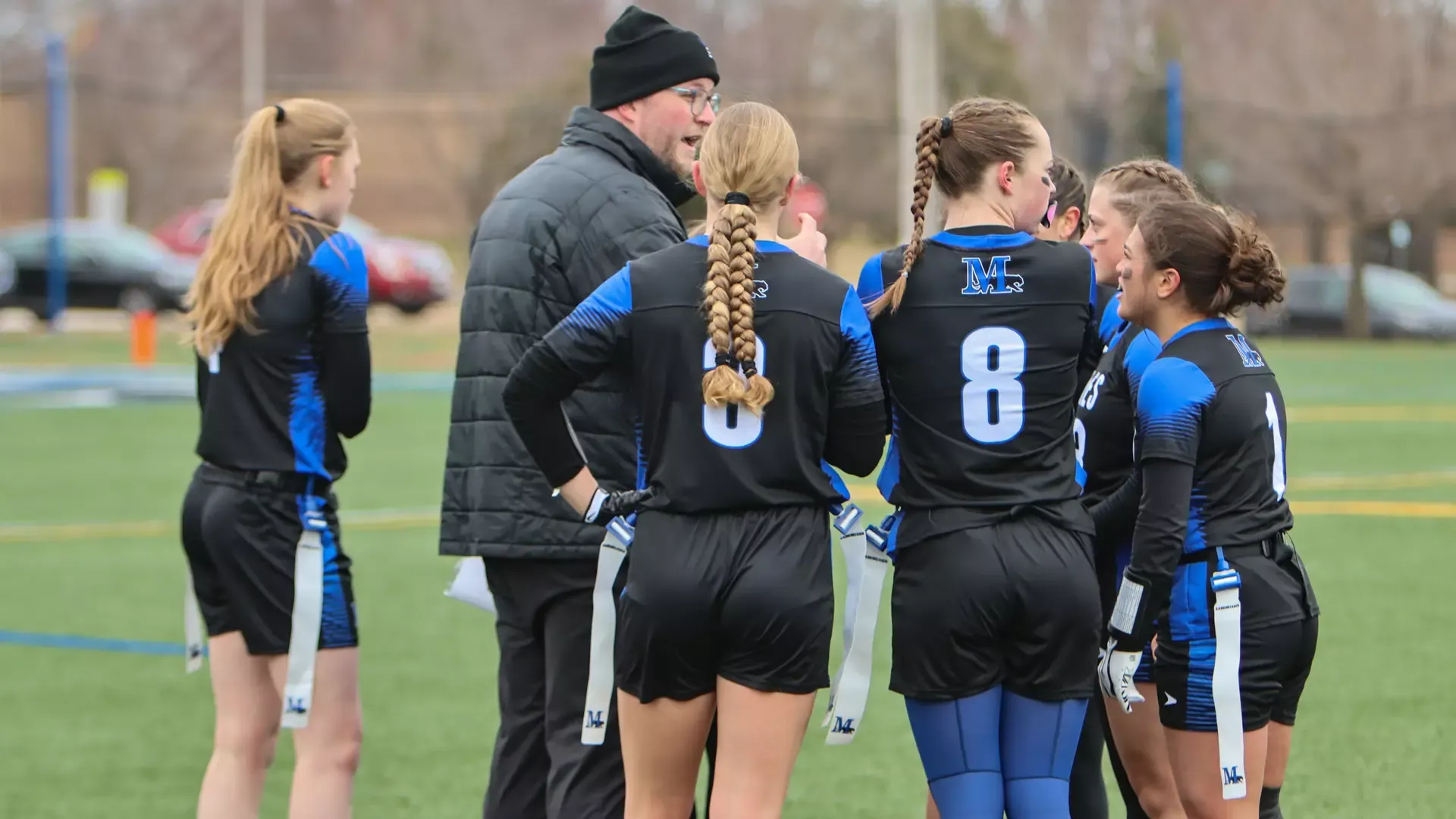 Marian women's flag football vs. Purdue Northwest (March 14, 2026)