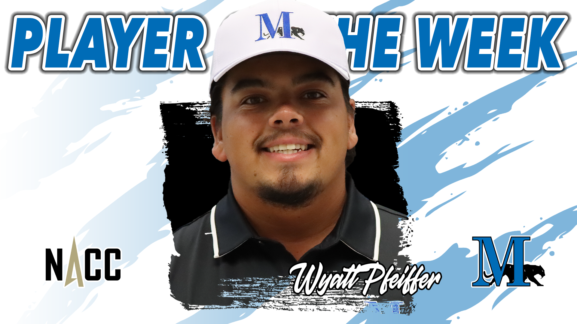 Wyatt Pfeiffer Player of the Week graphic