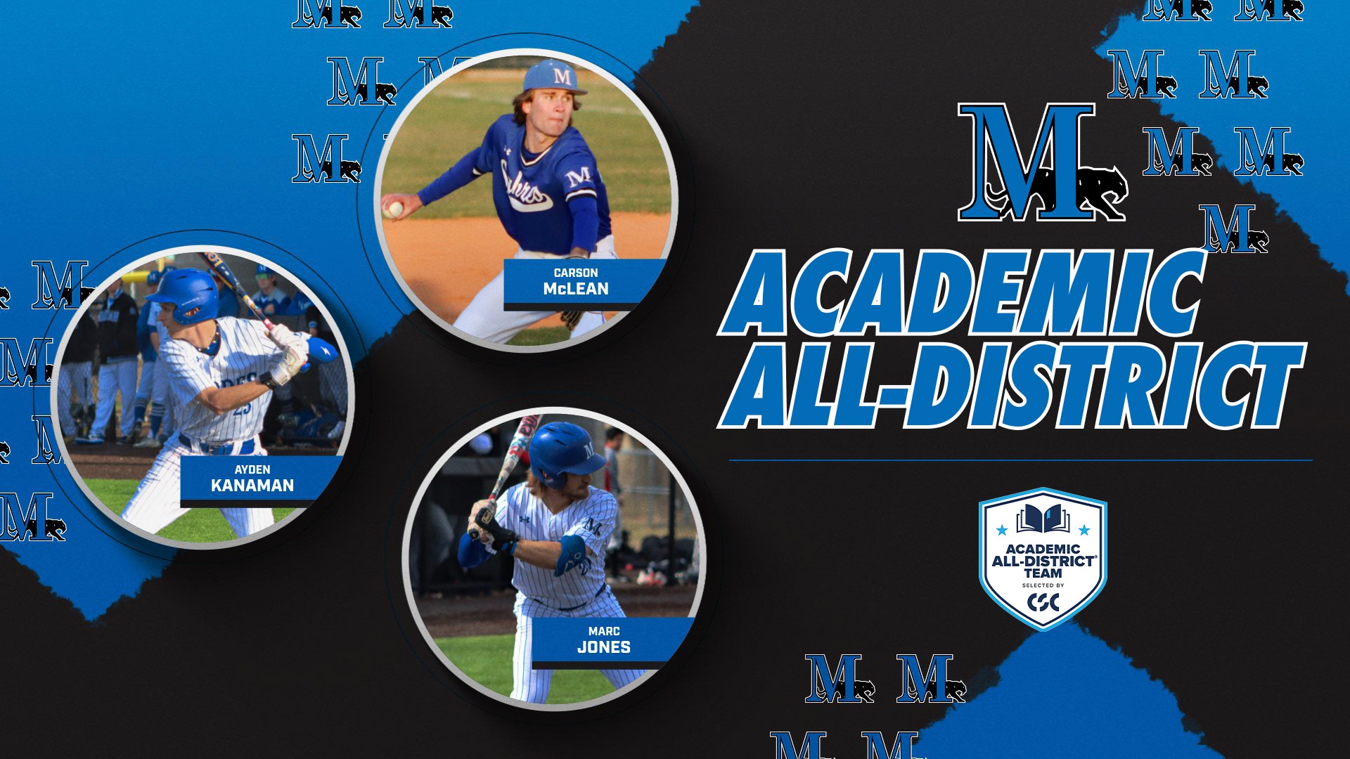 2026 Baseball Academic All-District