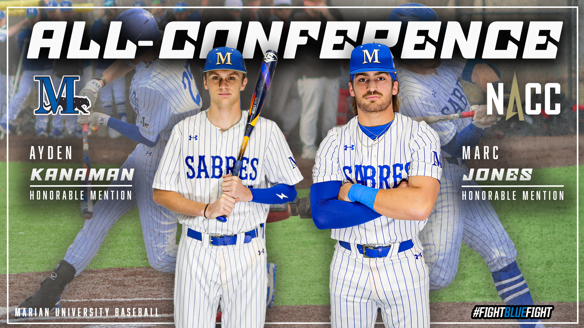2026 Baseball All-NACC graphic