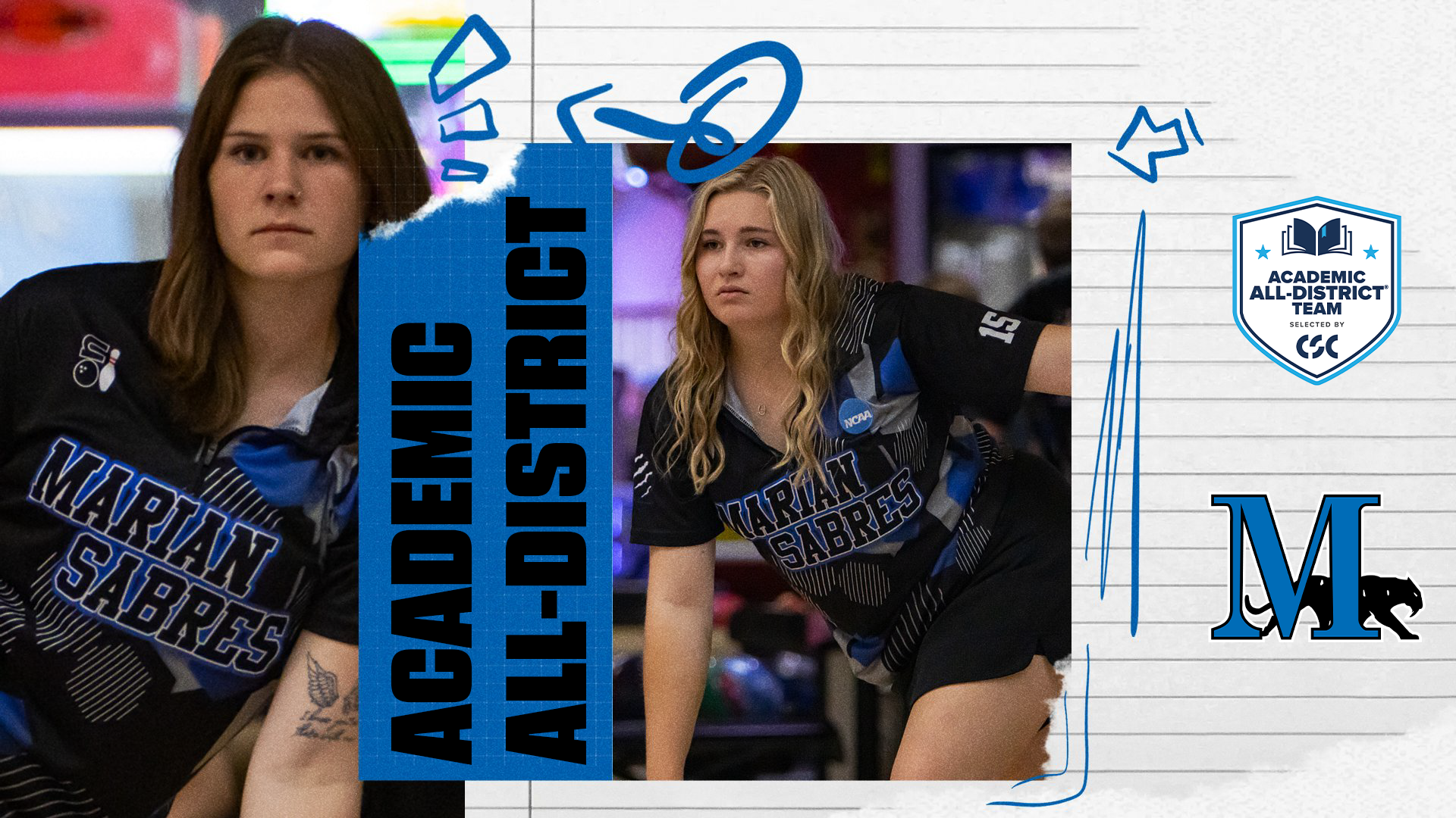 2025-26 CSC Academic All-District - Women's Bowling