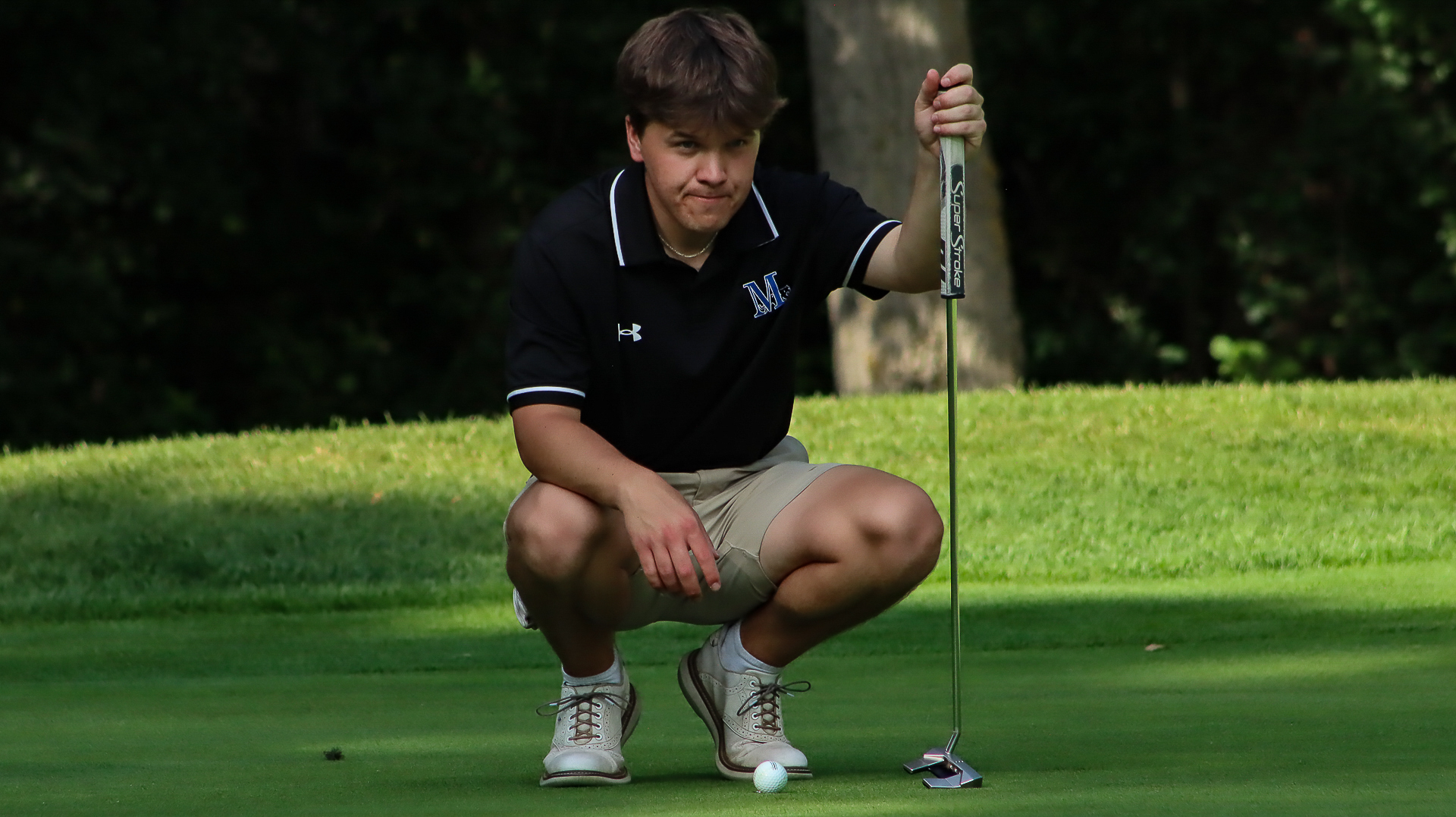 Brett Ramme golfing