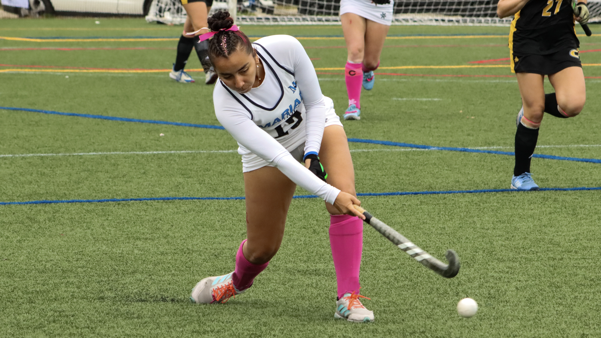 Angelene Castro passes the ball