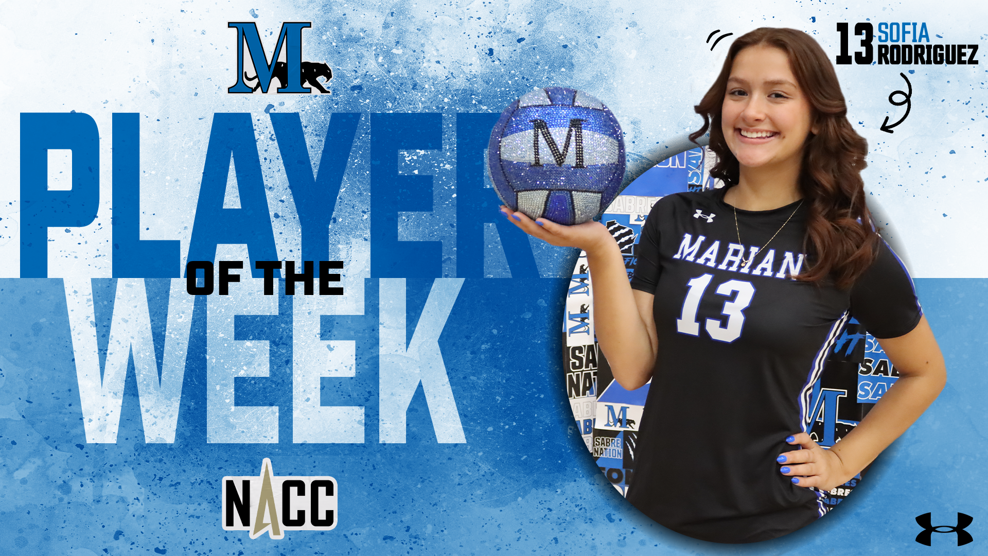 Sofia Rodriguez Player of the Week graphic