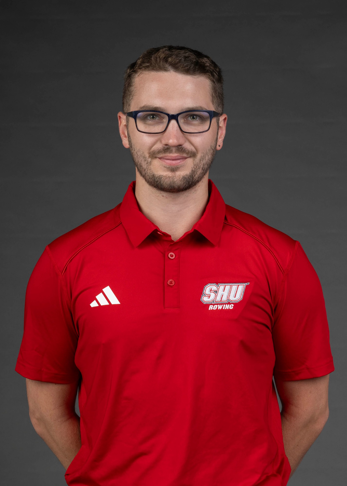 Assistant coach Dawson Shyne-Appignani. The SHU Women's Rowing team photos taken at the Pitt Center, Sacred Heart University, Fairfield, CT. Thursday, September 7, 2023. Photo by: Mark F. Conrad