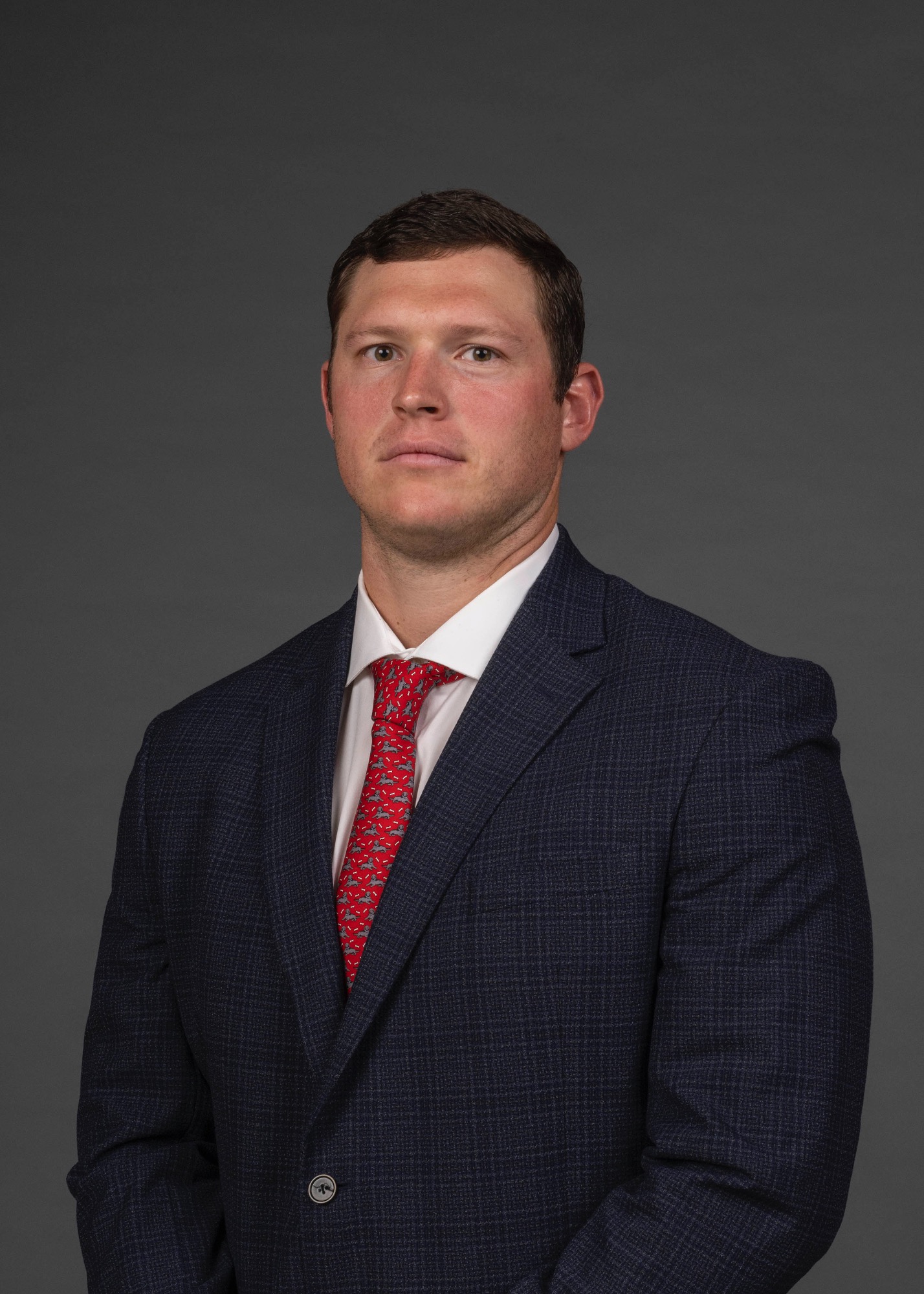 Kevin Woodring. The SHU Football team photos taken at the Bobby Valentine Recreation and Health Center, Sacred Heart University, Fairfield CT. Thursday, August 10, 2023. Photo by: Mark F. Conrad
