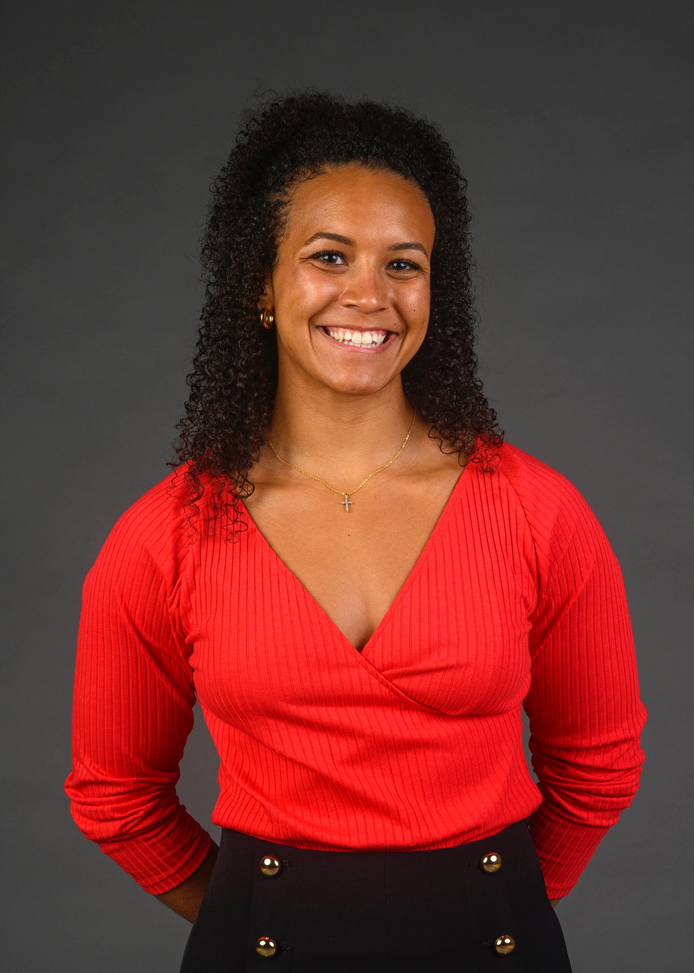 Kenya Sloan,. Assistant Women's Wrestling Coach. The SHU Women's Wrestling team held their Media Day today at the Guest House, on Sacred Heart University's West Campus, Fairfield, CT. Wednesday, October 2, 2024. Photo by: Mark F. Conrad