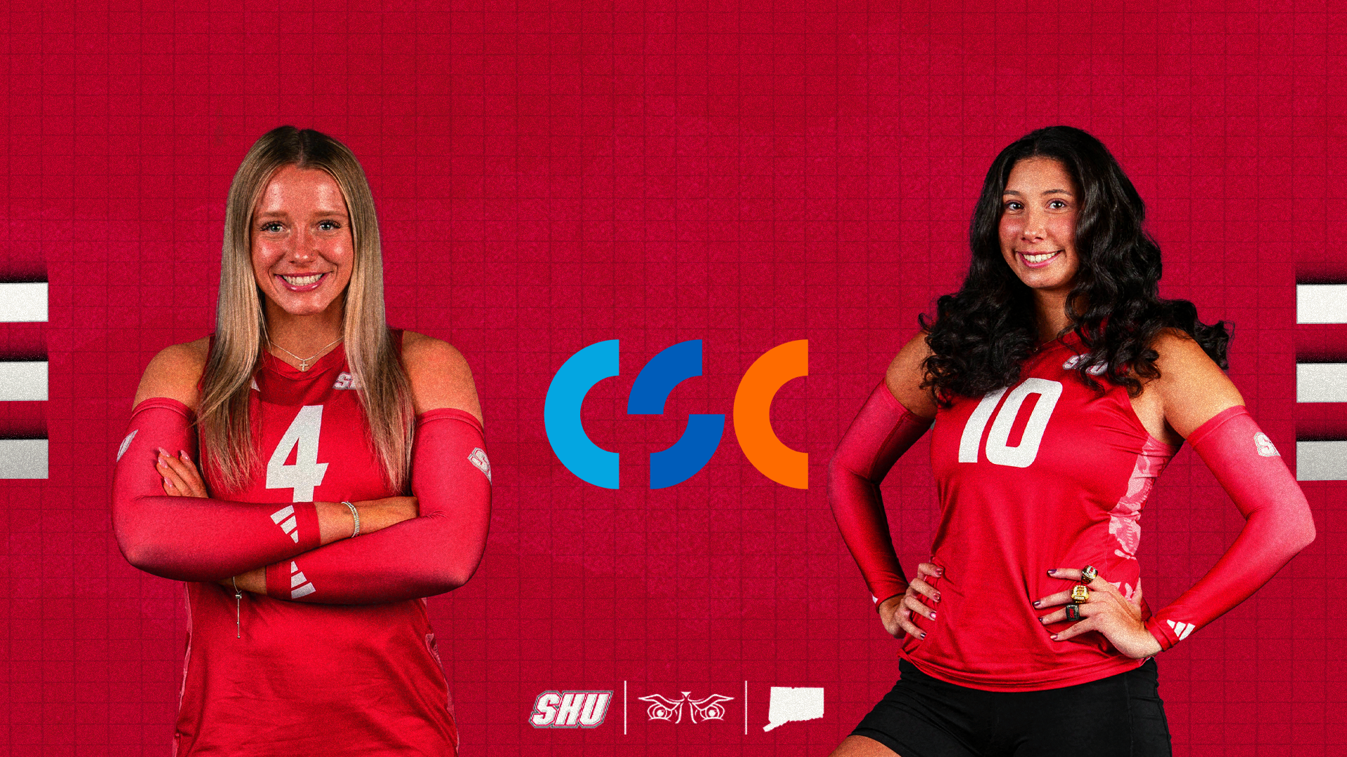 Volleyball CSC Academic All-District - Cristina Montanez & Lauren Hubert