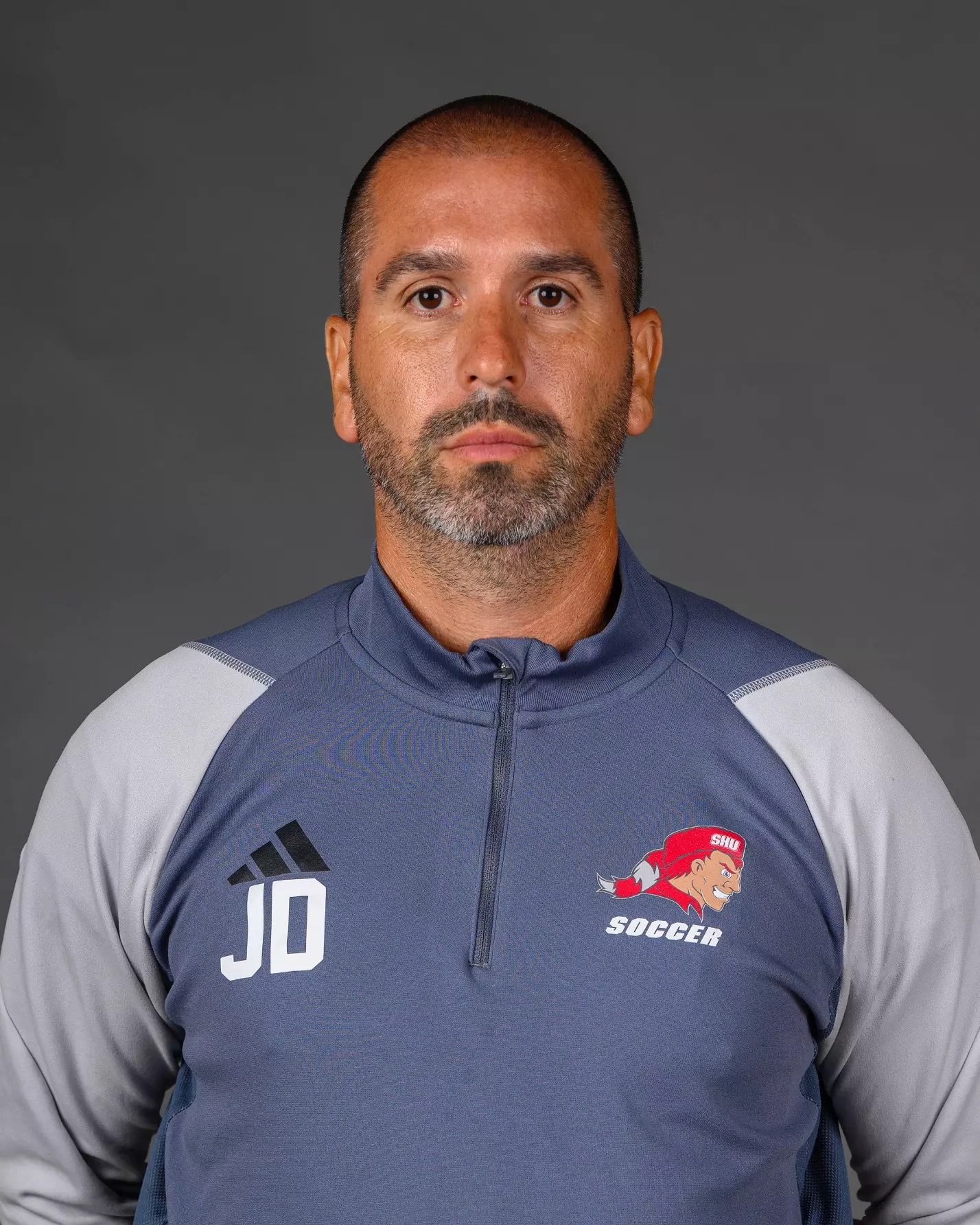 Javier Decima., Assistant Coach. Men's SoccerSHU Media Day Men's Soccer and the Football Team was held today at the Valentine Health and Recreation Center, Sacred Heart University, Fairfield, CT. Wednesday, August 6th, 2025. Photo by: Mark F. Conrad