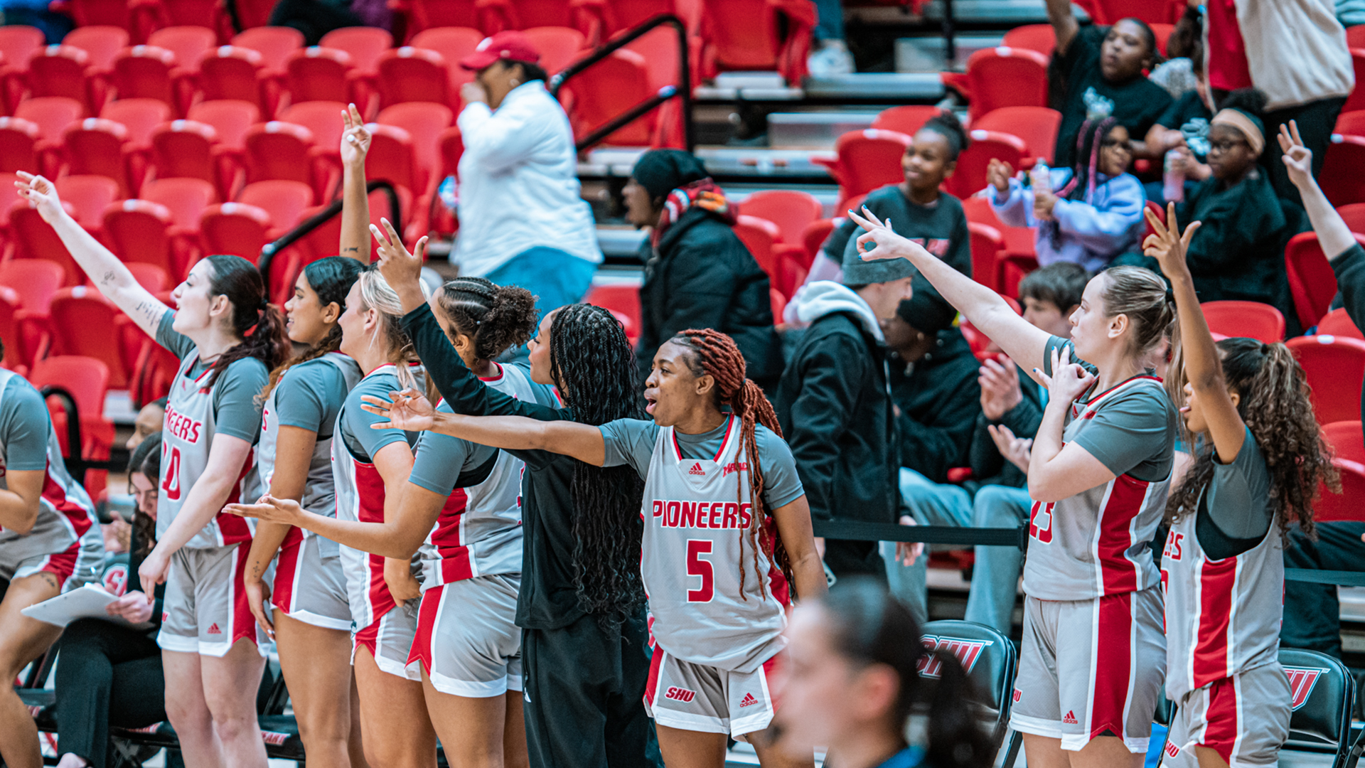 Team Bench Celebration vs Manhattan