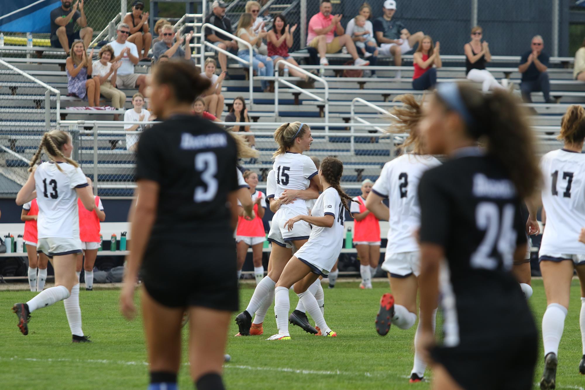 Three second half goals boost women's soccer to 31 win Saint Anselm