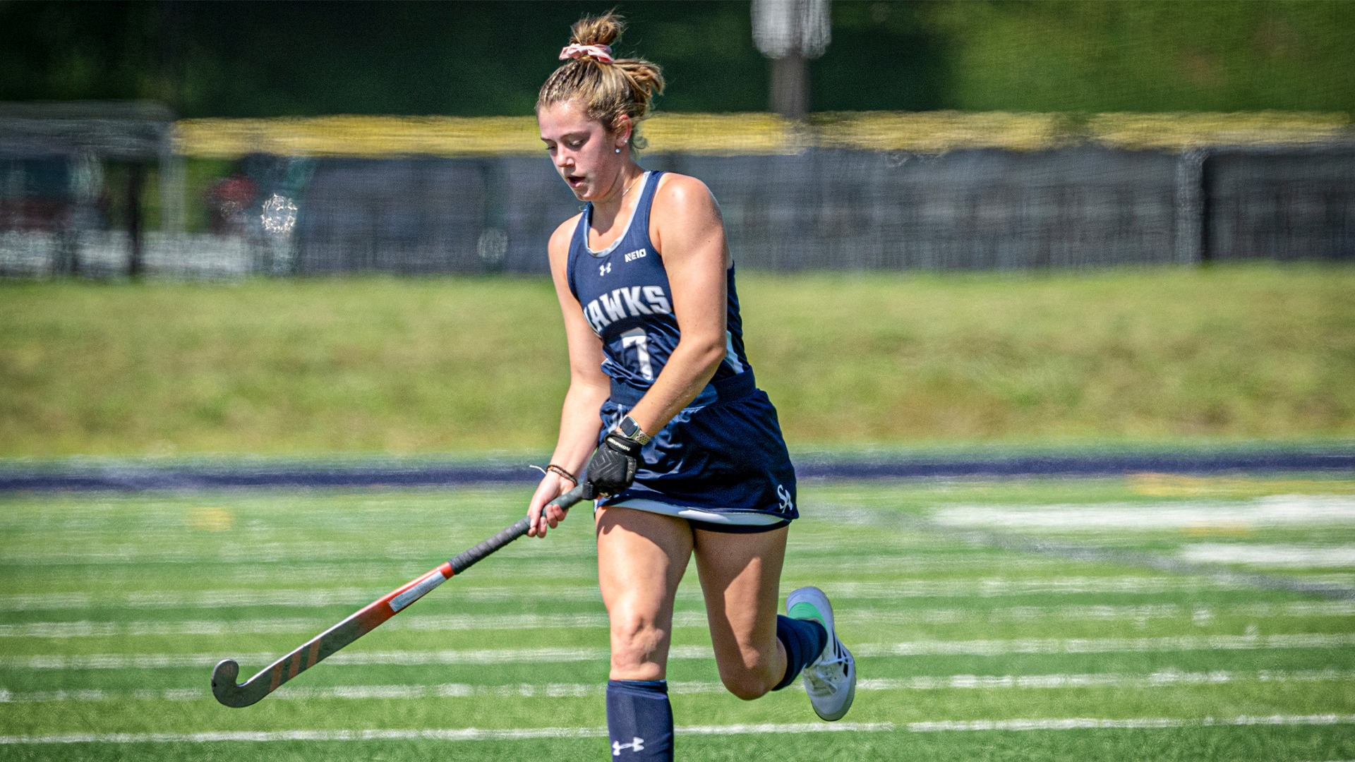 Field Hockey Triumph Over Bentley University, 10, in Overtime Saint