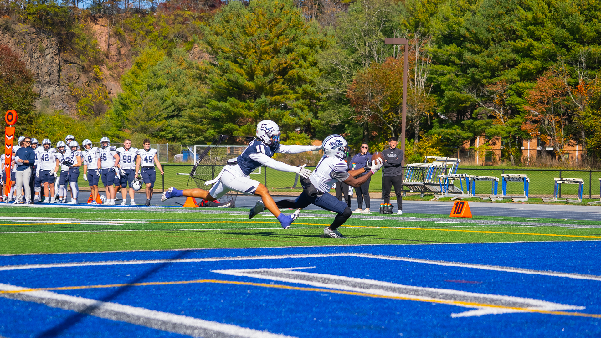 Jaidin Haynes made touchdown grab
