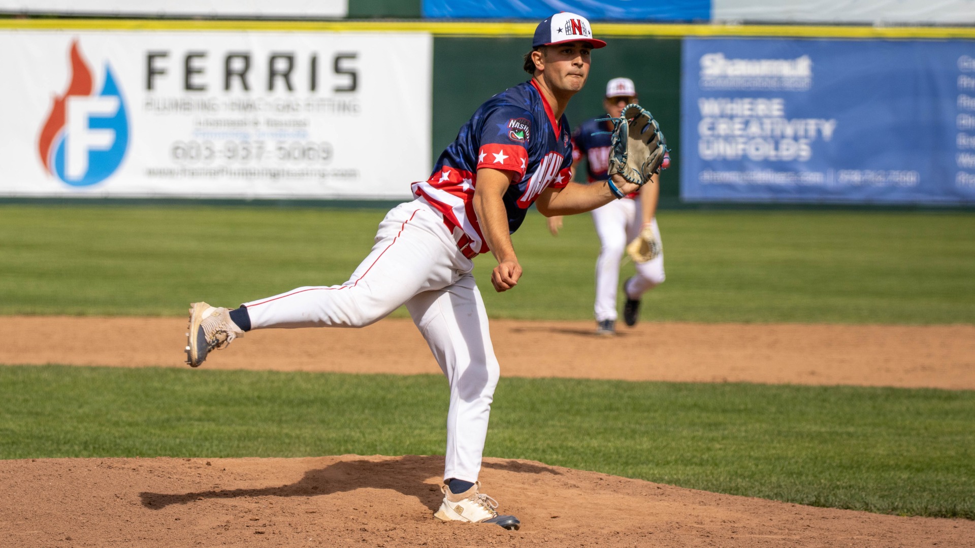 Chenevert pitching for Nashua Silver Knights