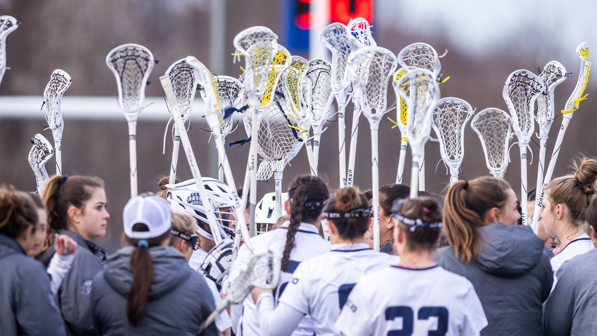WLAX sticks in air