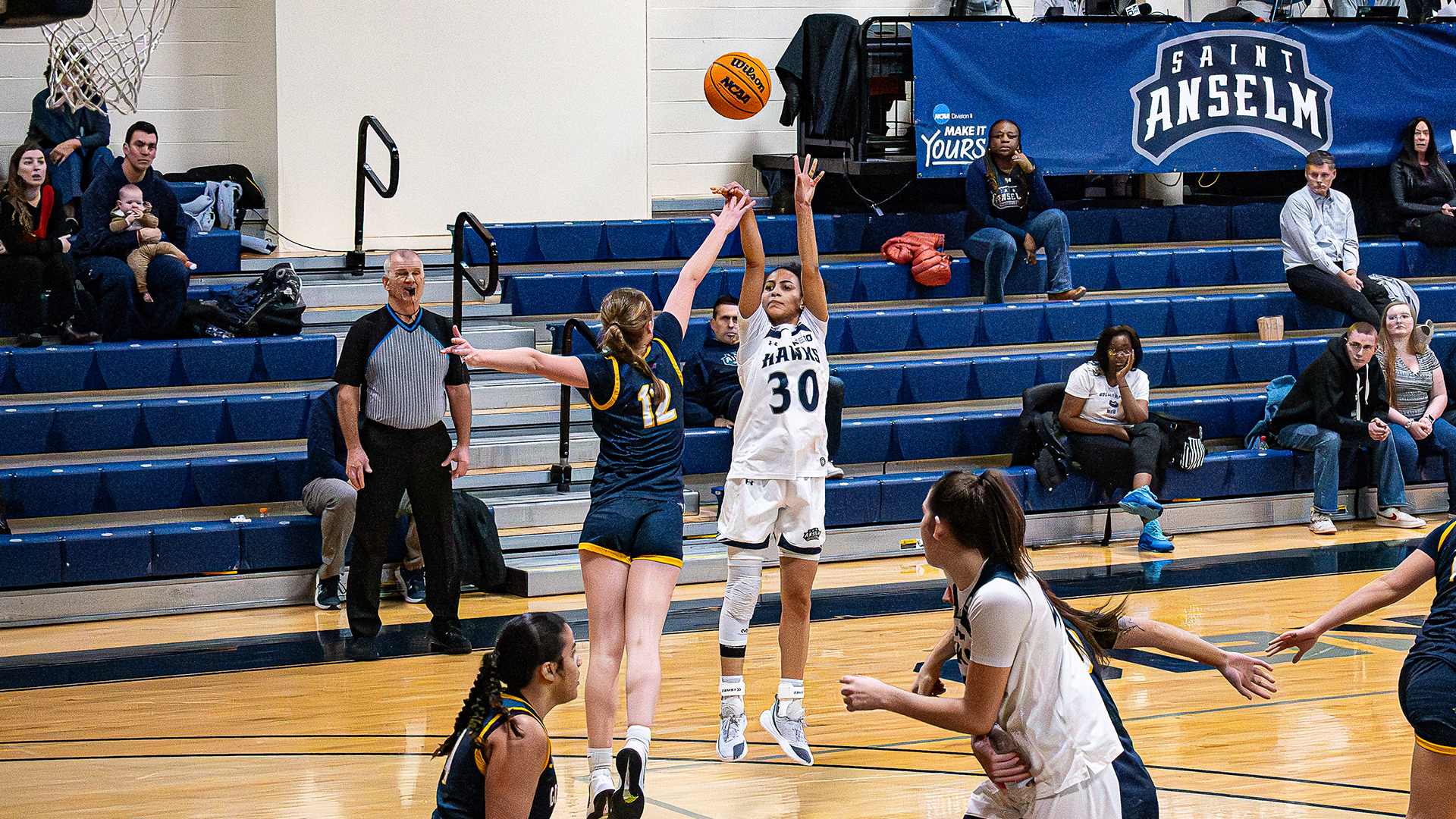 Tatum Forbes Jumper against Goldey Beacom
