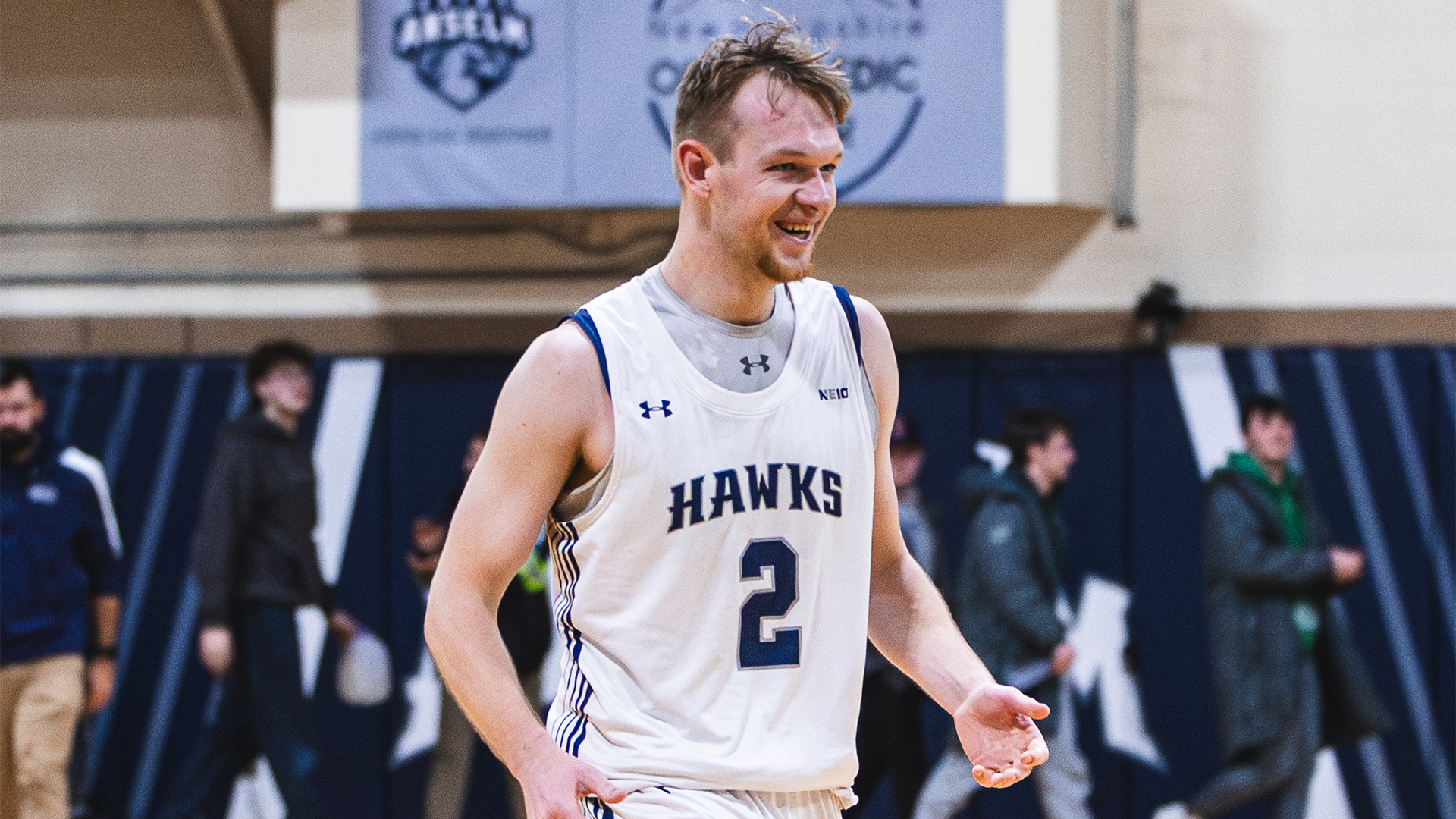 Josh Morissette against Saint Michael's