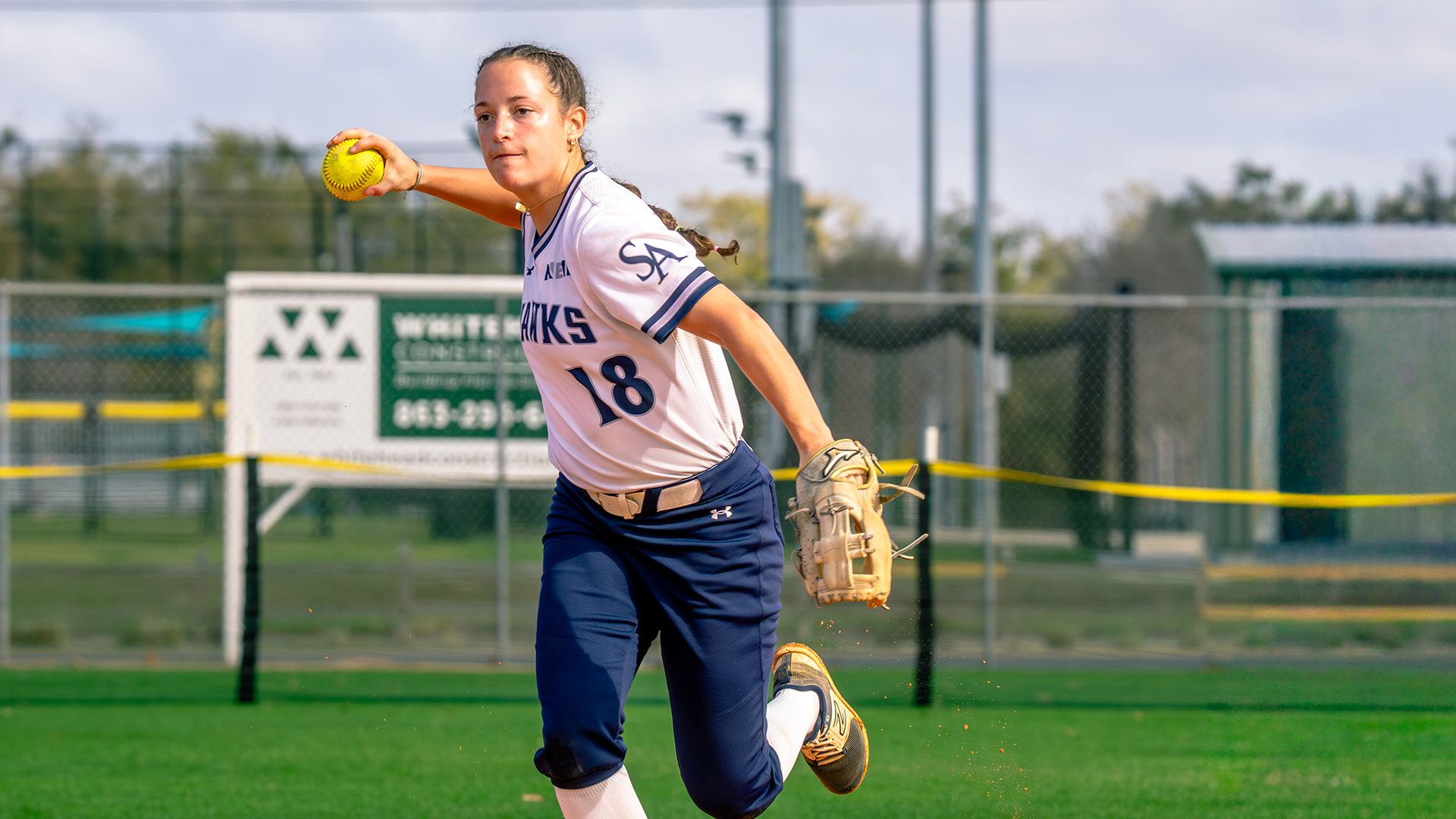 Katie Fox action shot at the Spring Games