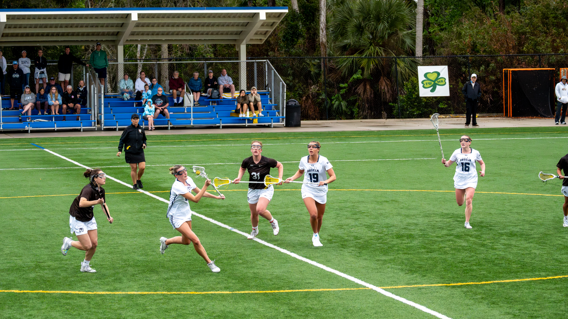 The Hawks battle for possession on a draw