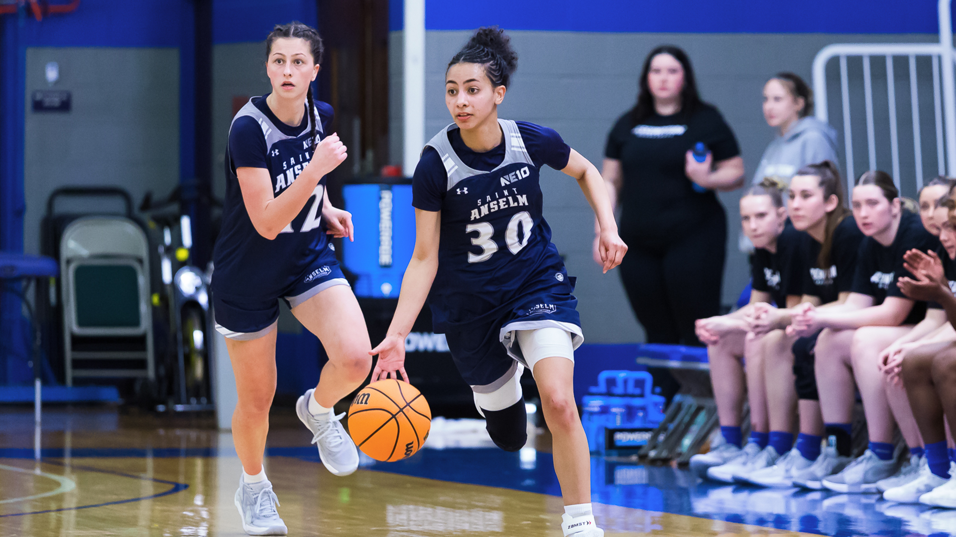 Tatum Forbes action shot at Assumption