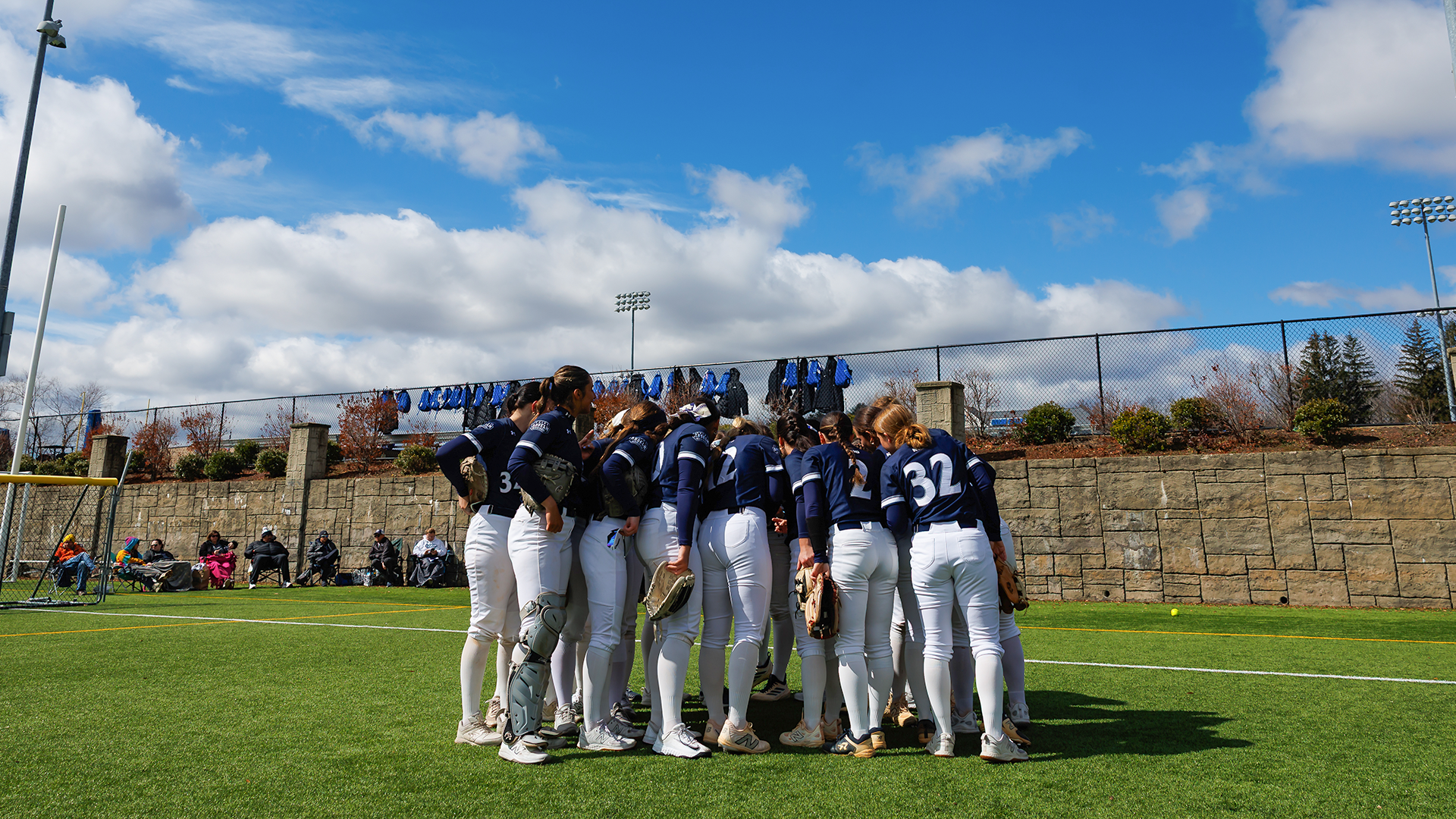 SB Team Huddle at Assumption