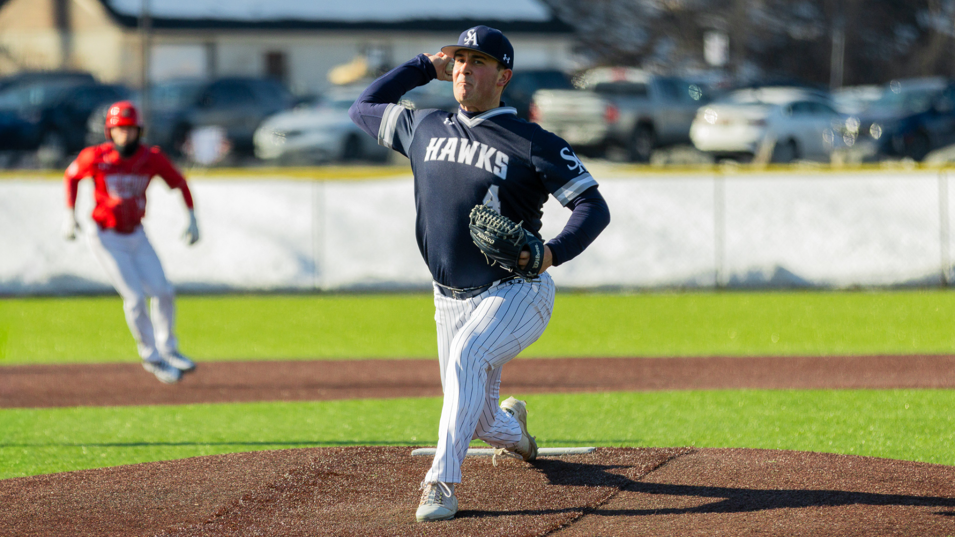 Andrew Chenevert pitches