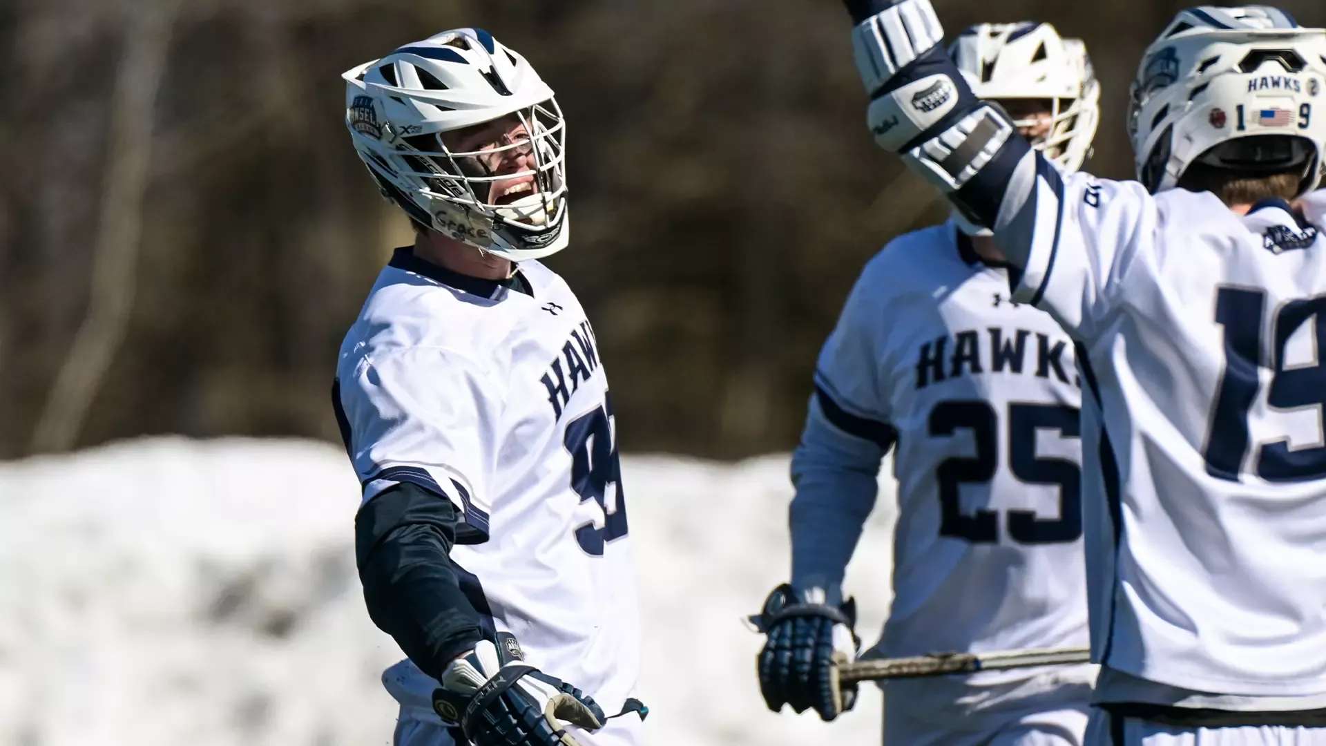 Turpin celebrates goal with teammates