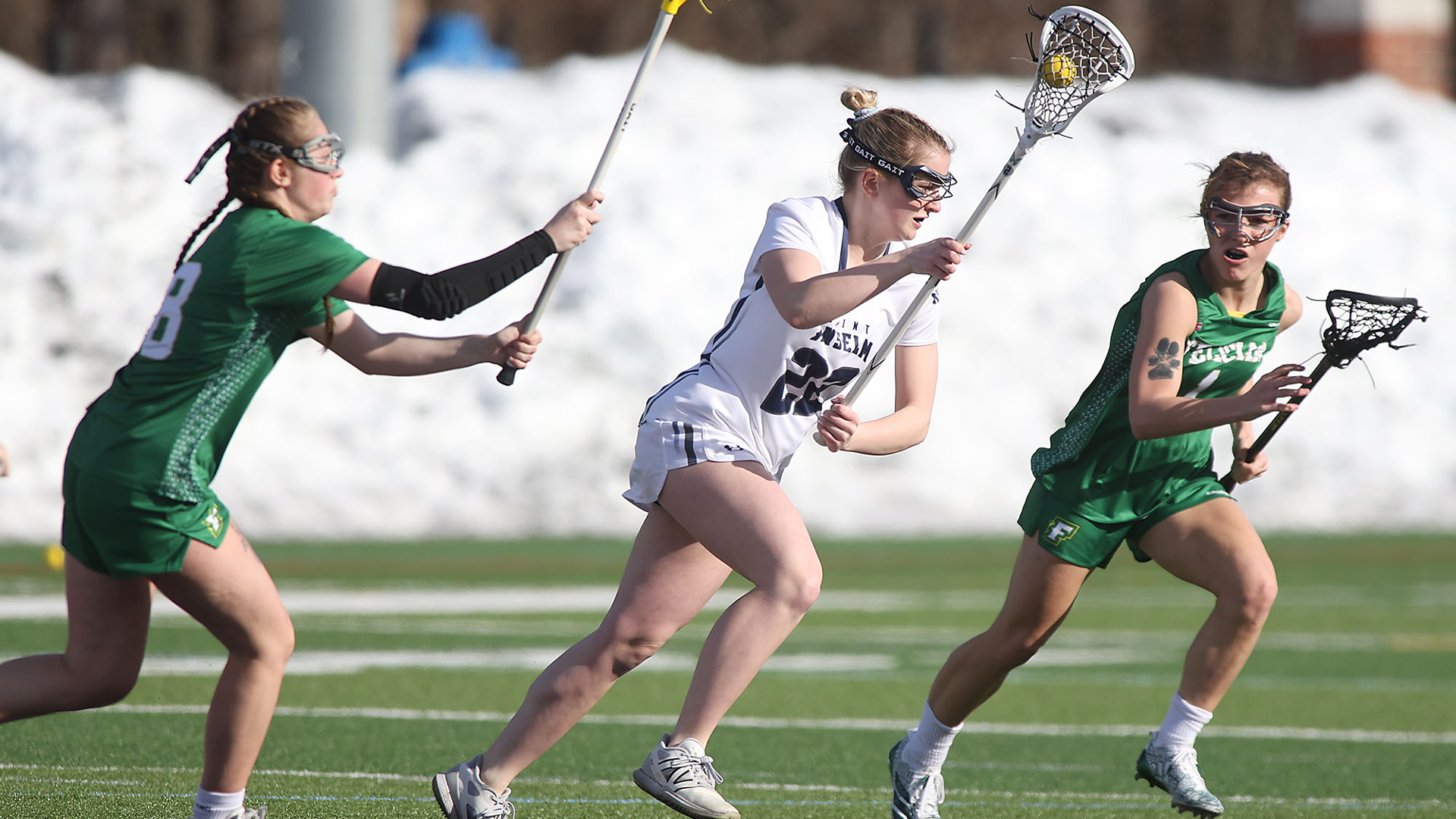 Player makes move through defenders