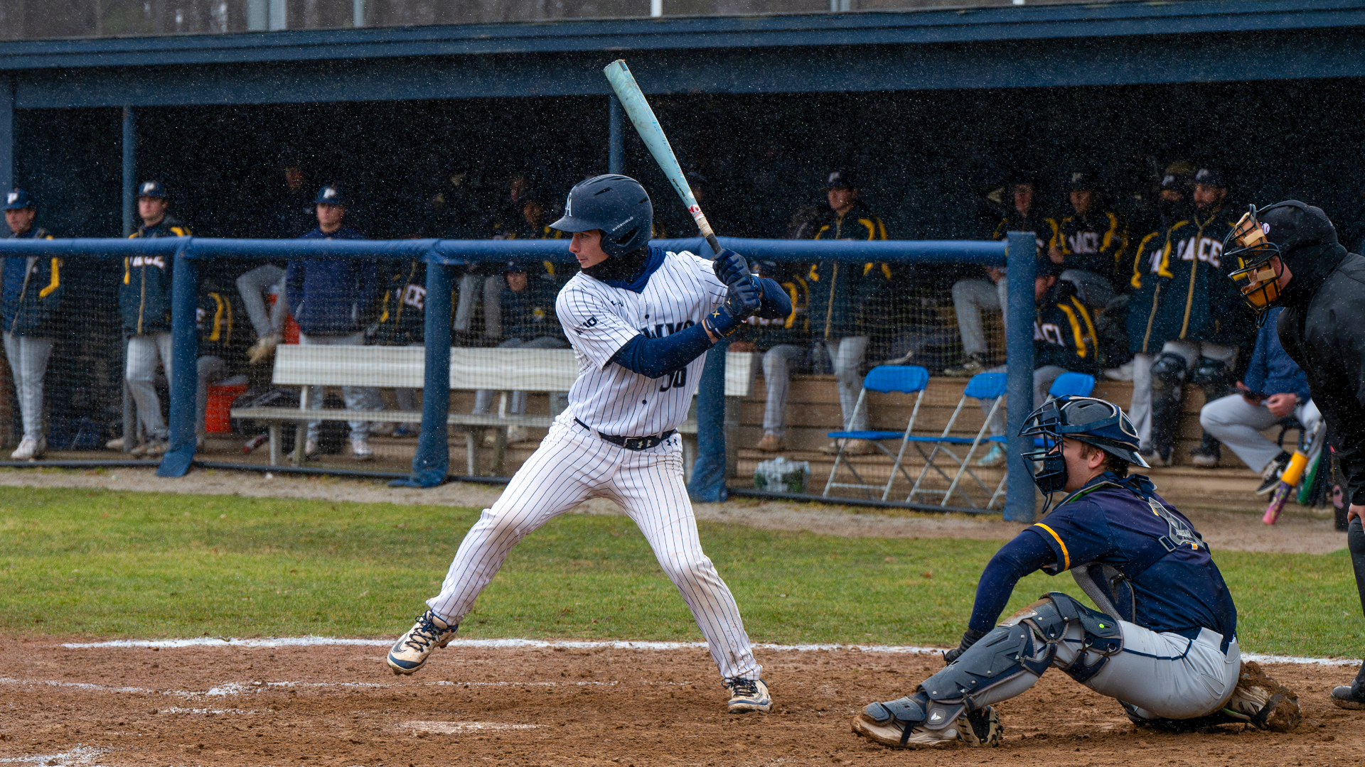 Jackson Powers at the plate