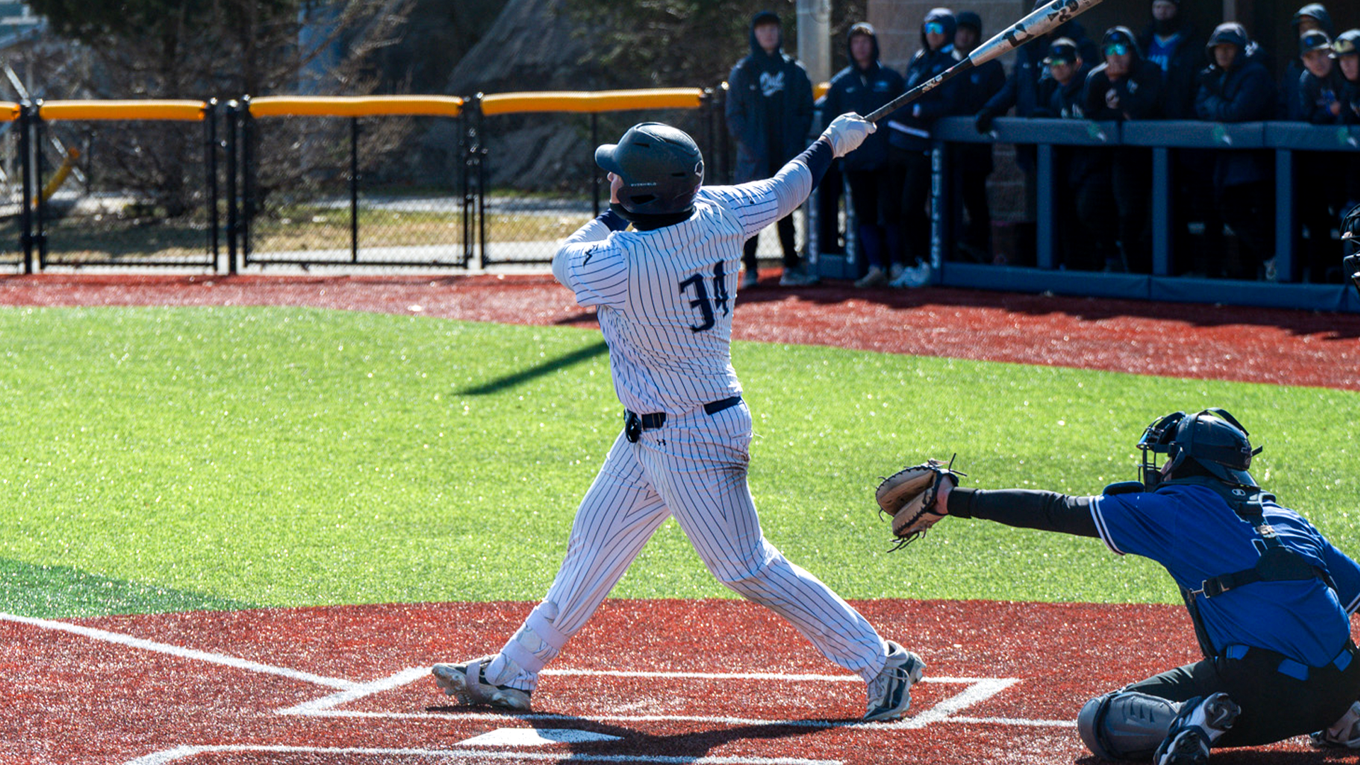 Slauson hits home run