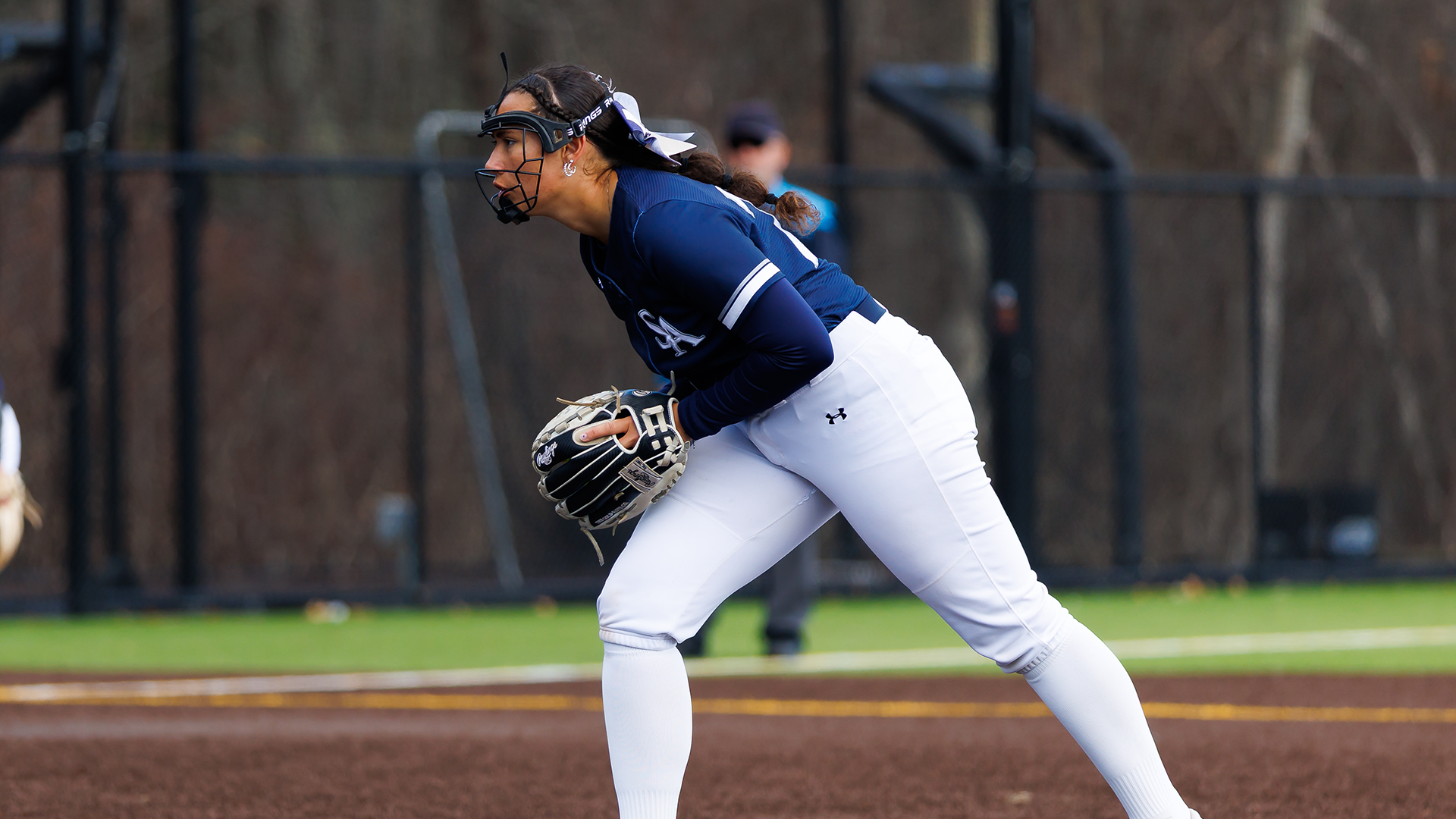 Kendra Lee in the circle at Assumption