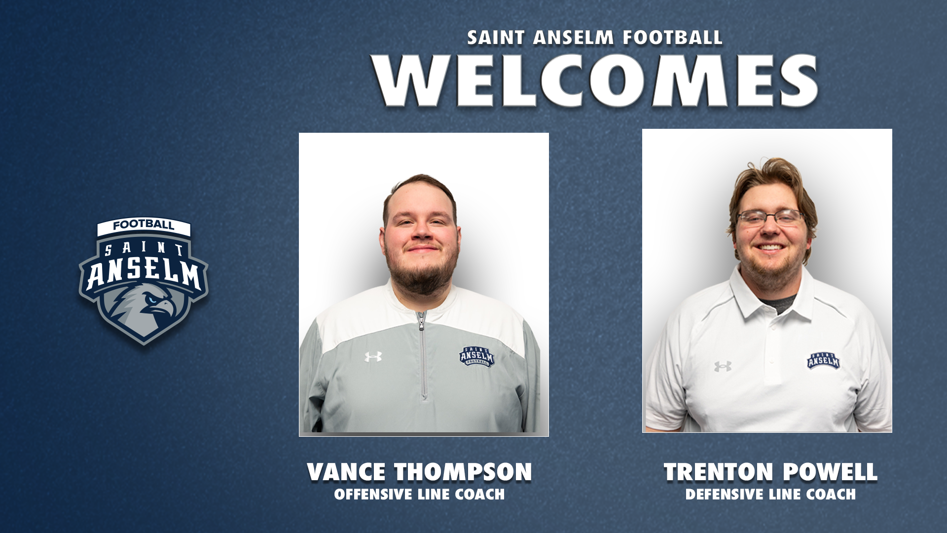 Saint Anselm Football Welcomes Vance Thompson and Trenton Powell