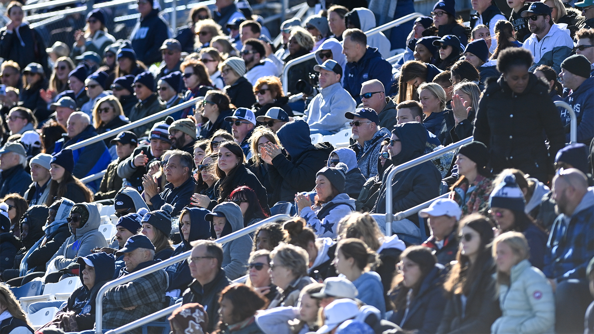 Crowd watches 2025 homecoming football game