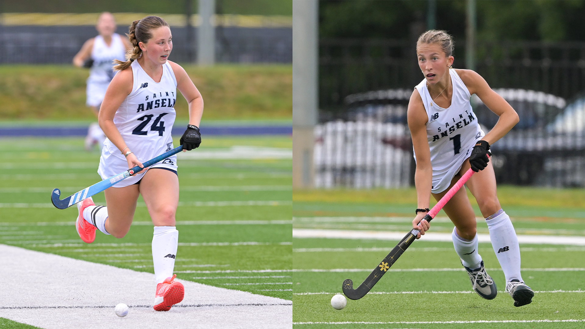 Meghan Smith and Eliza Doyon in action