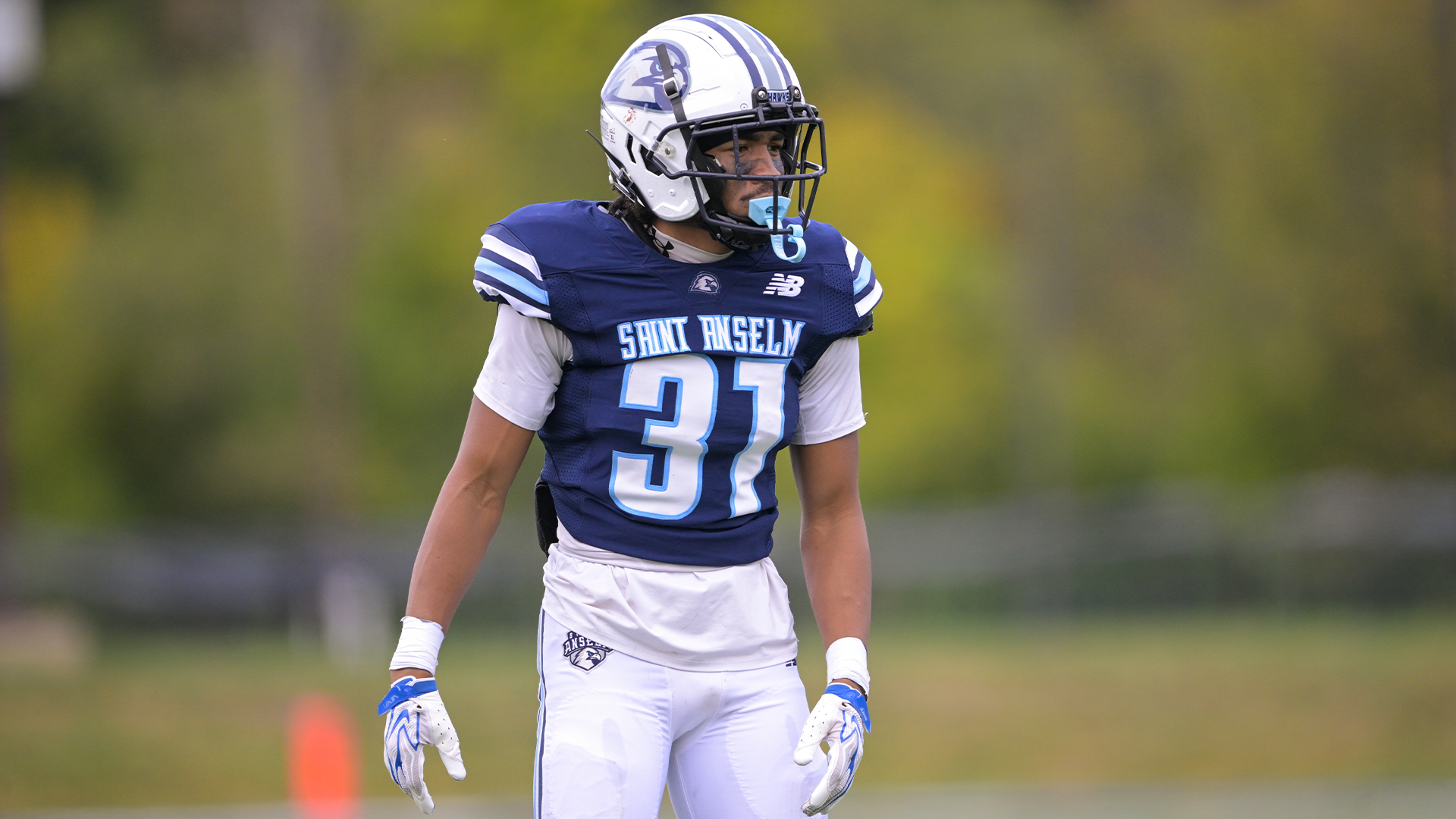 James Lundy waits to next play