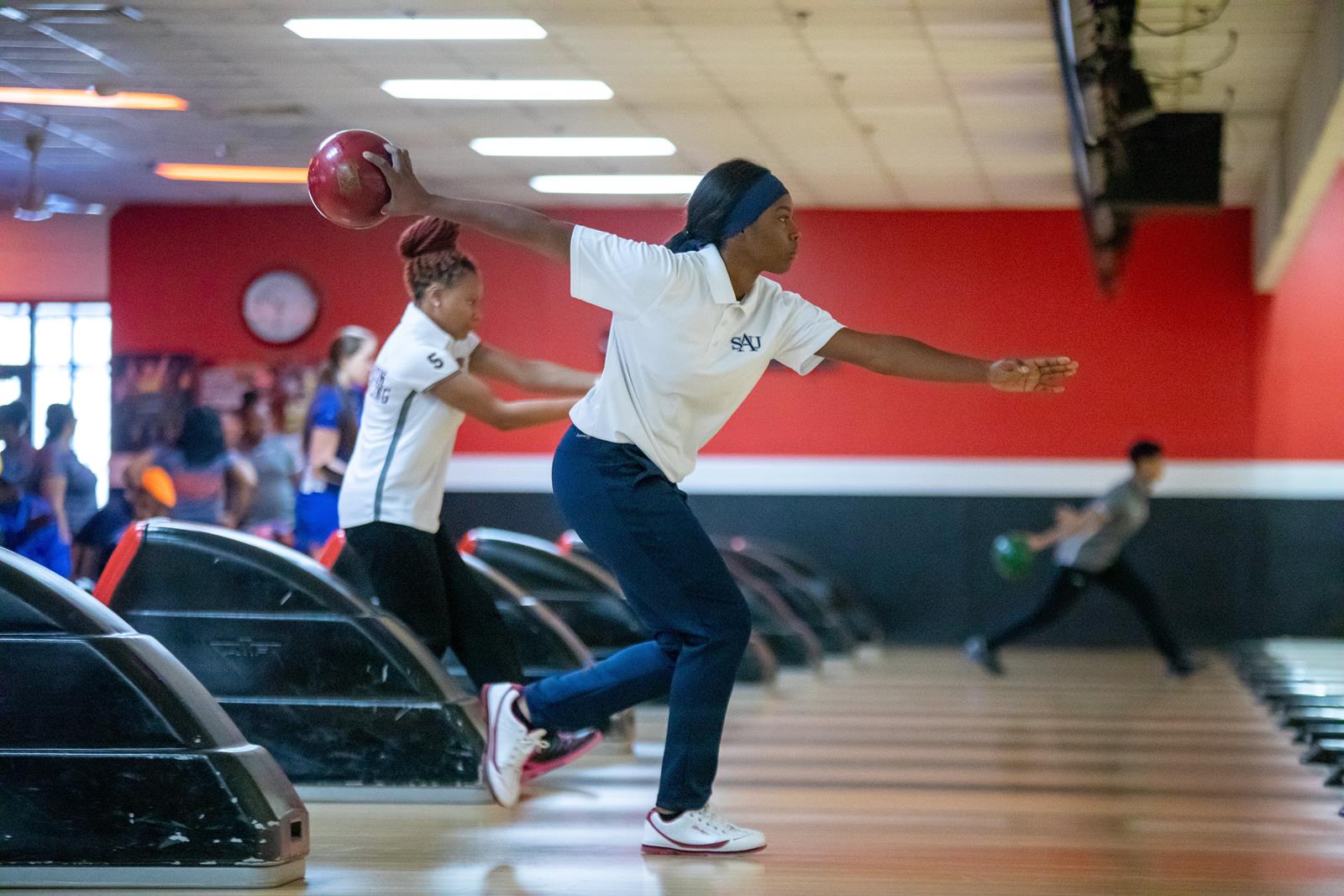 Makalya August at CIAA Bowling Event II 2019