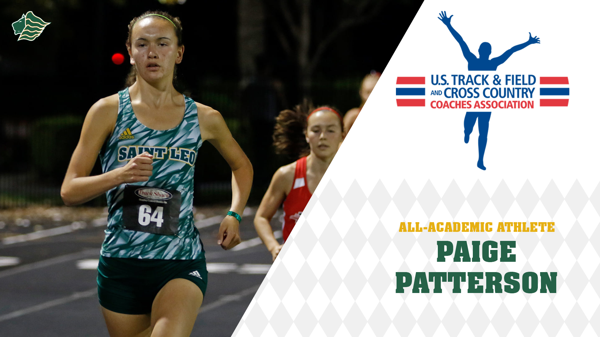 Paige Patterson All-Academic Athlete Graphic