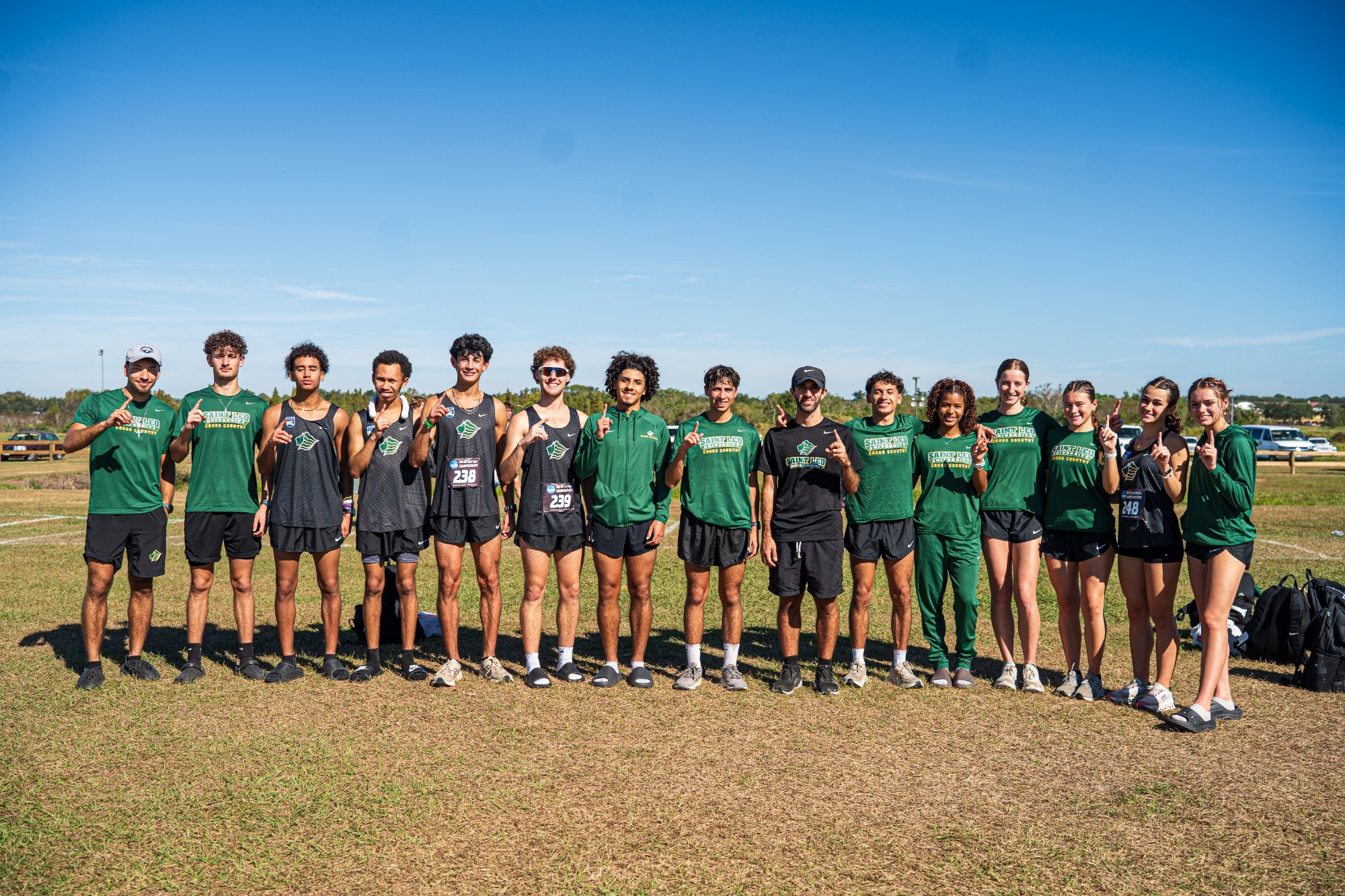 Cross Country Team Photo at 2025 NCAA South Regional
